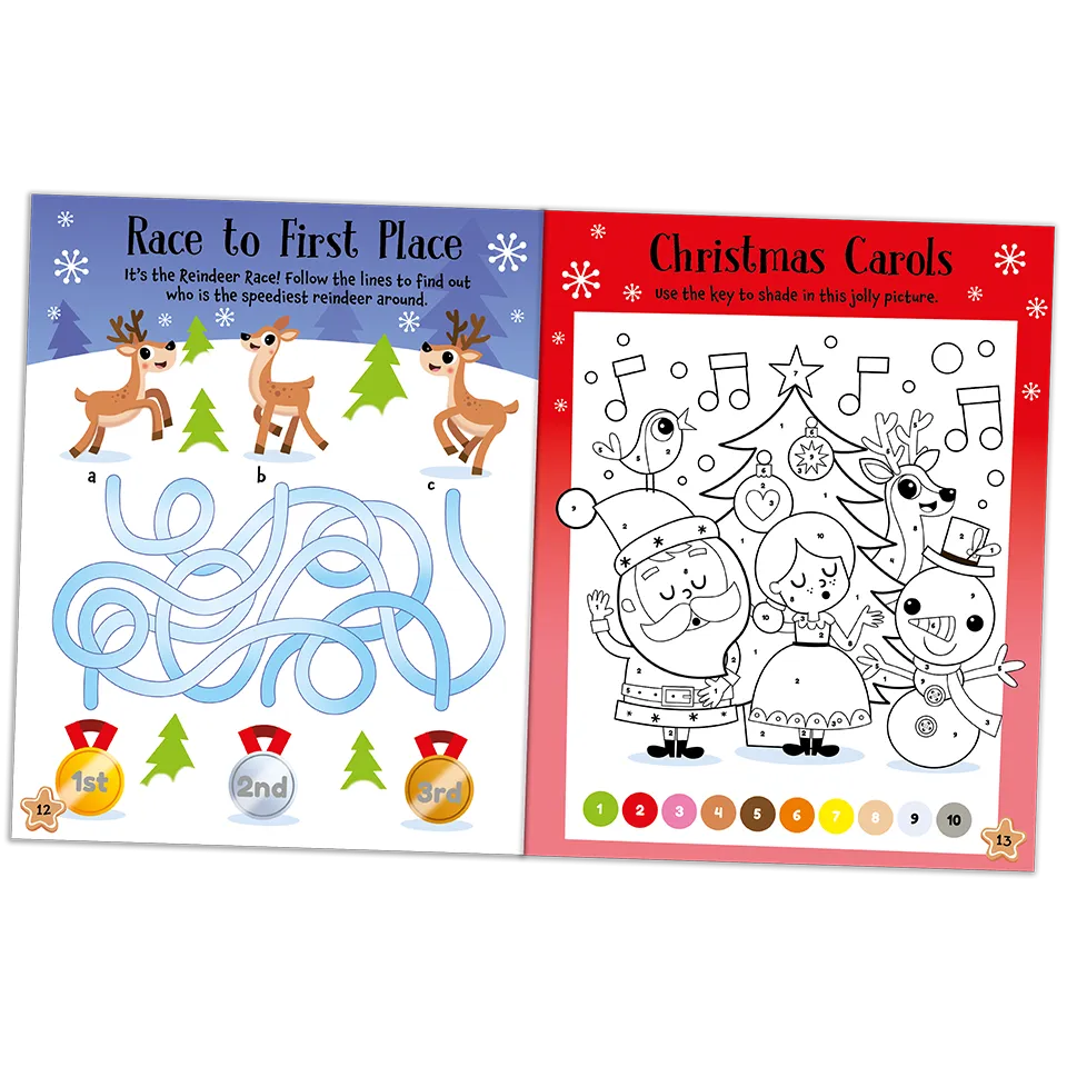 My Sparkly Santa Sticker Activity Book