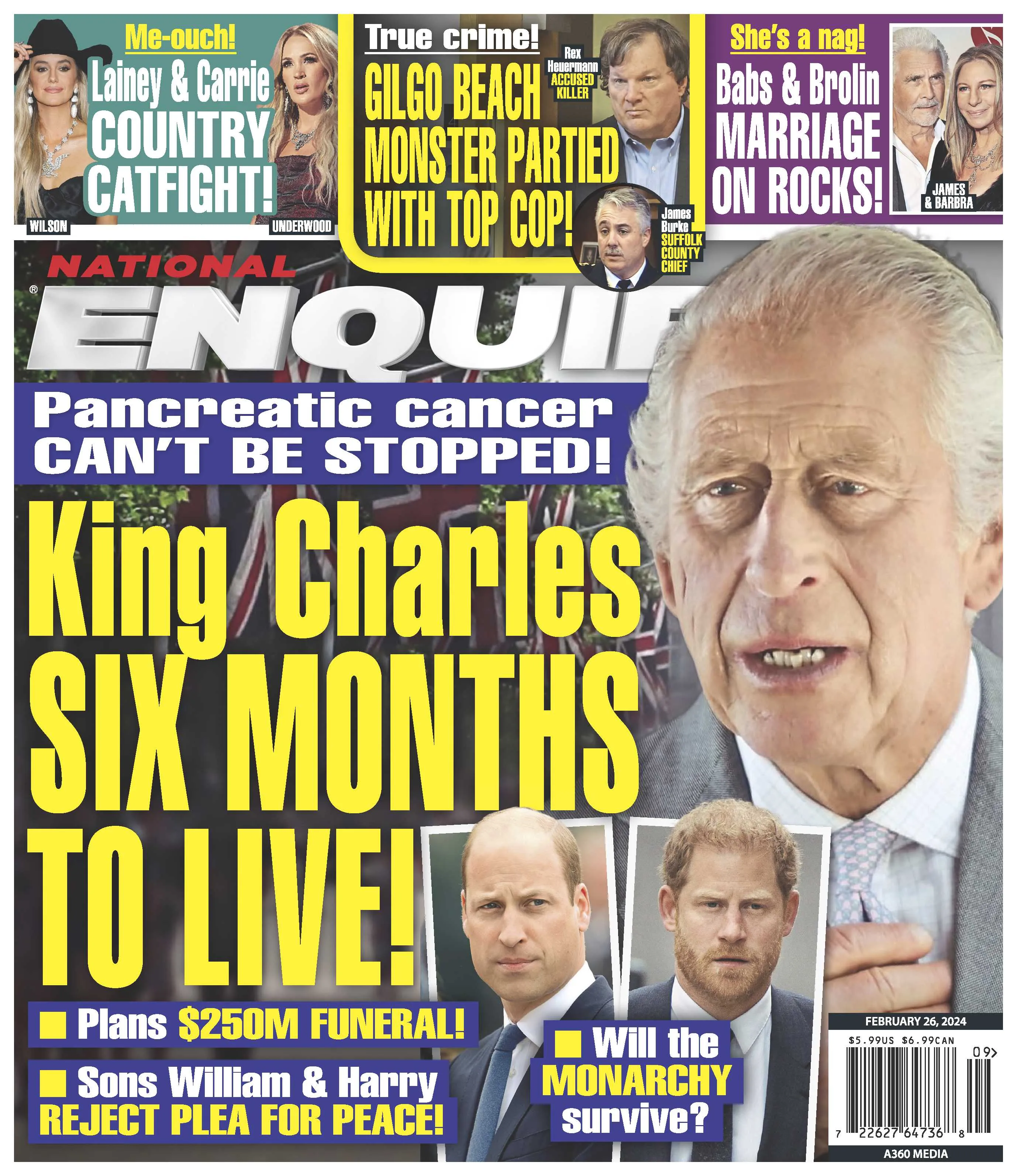 National ENQUIRER - 02.26.24 King Charles Six Months to Live