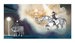 Nina was riding like her Mother PRINT Alison Lester