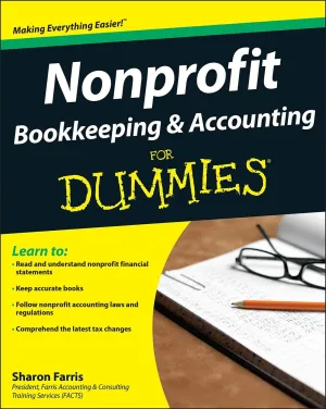 Nonprofit Bookkeeping And Accounting For Dummies Paperback