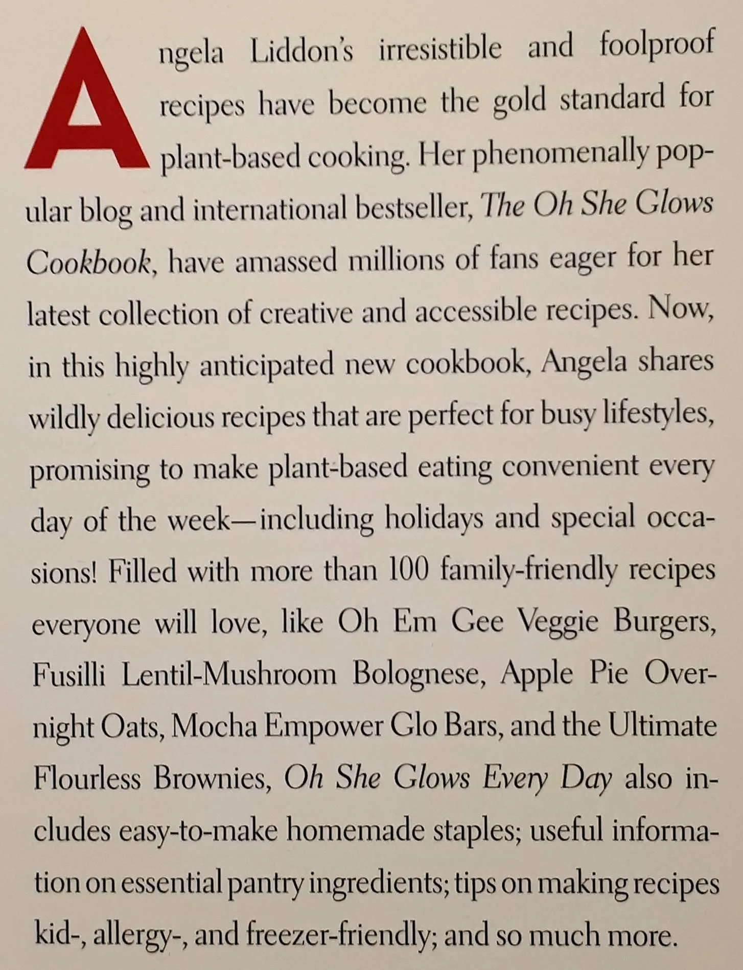 OH SHE GLOWS EVERY DAY - Angela Liddon
