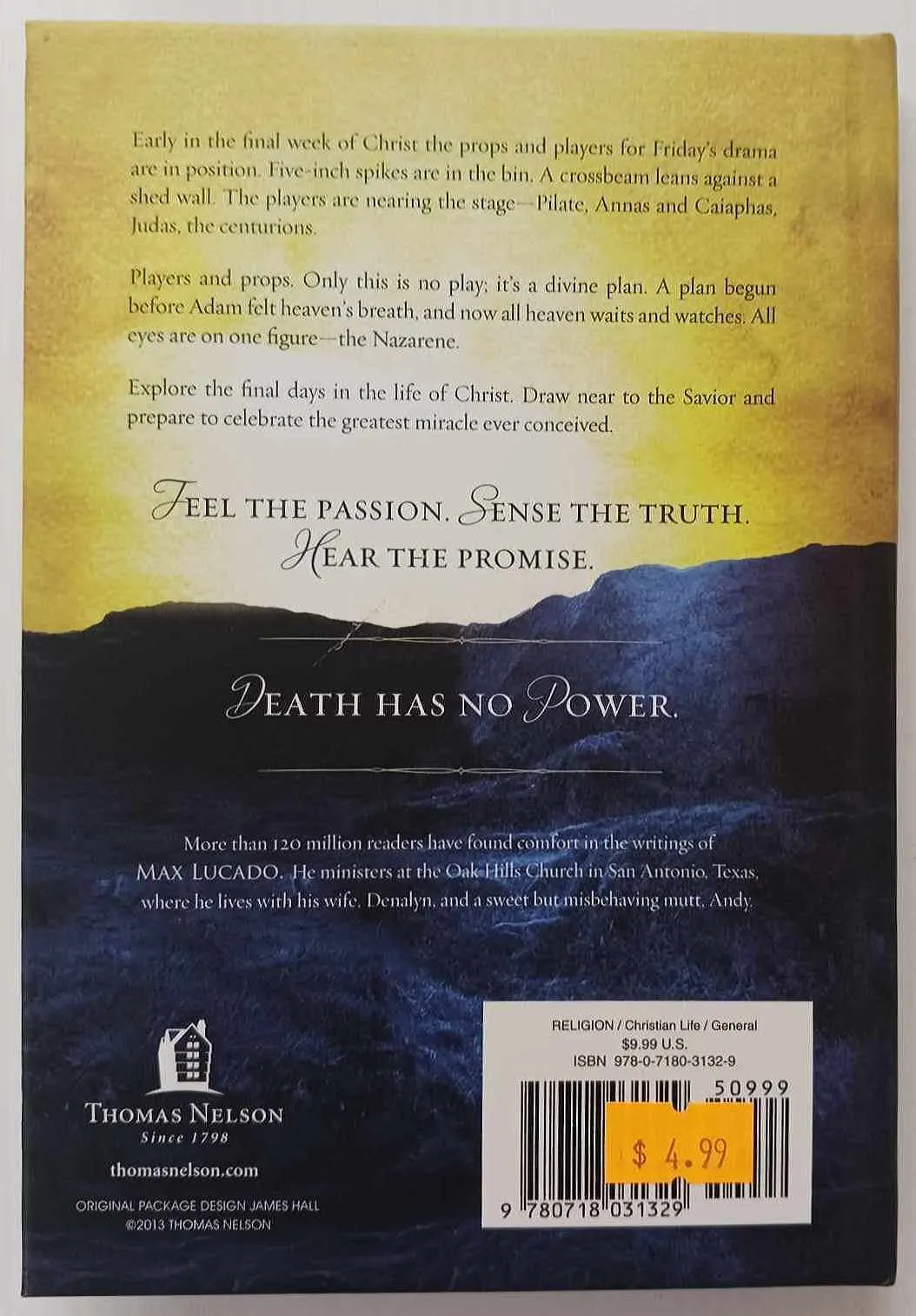 ON CALVARY'S HILL - Max Lucado