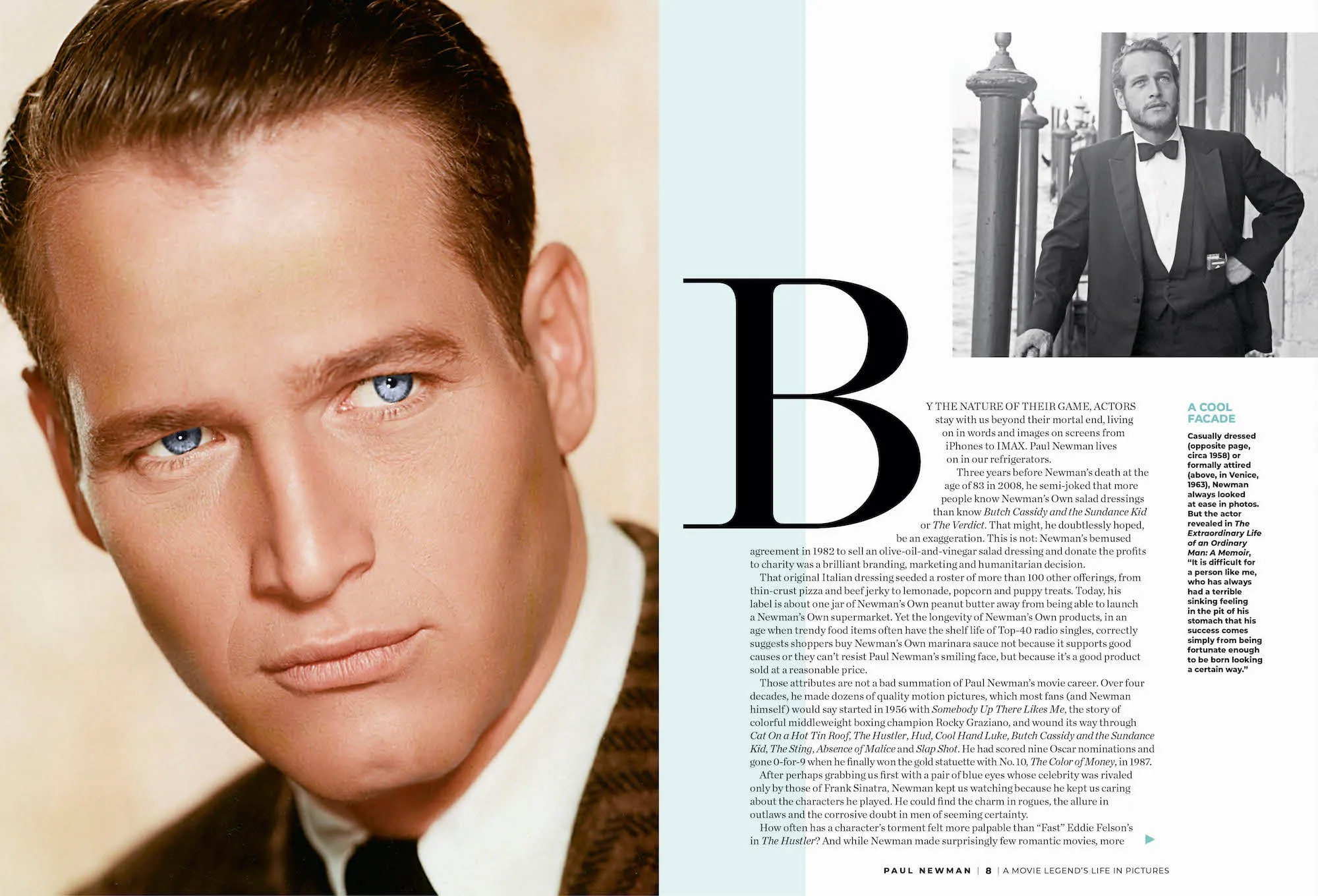 Paul Newman - A Movie Legends Life in Pictures Including His Non Acting Careers, 50 Years Of Marriage & His Greatest Roles
