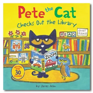 Pete the Cat Checks Out the Library