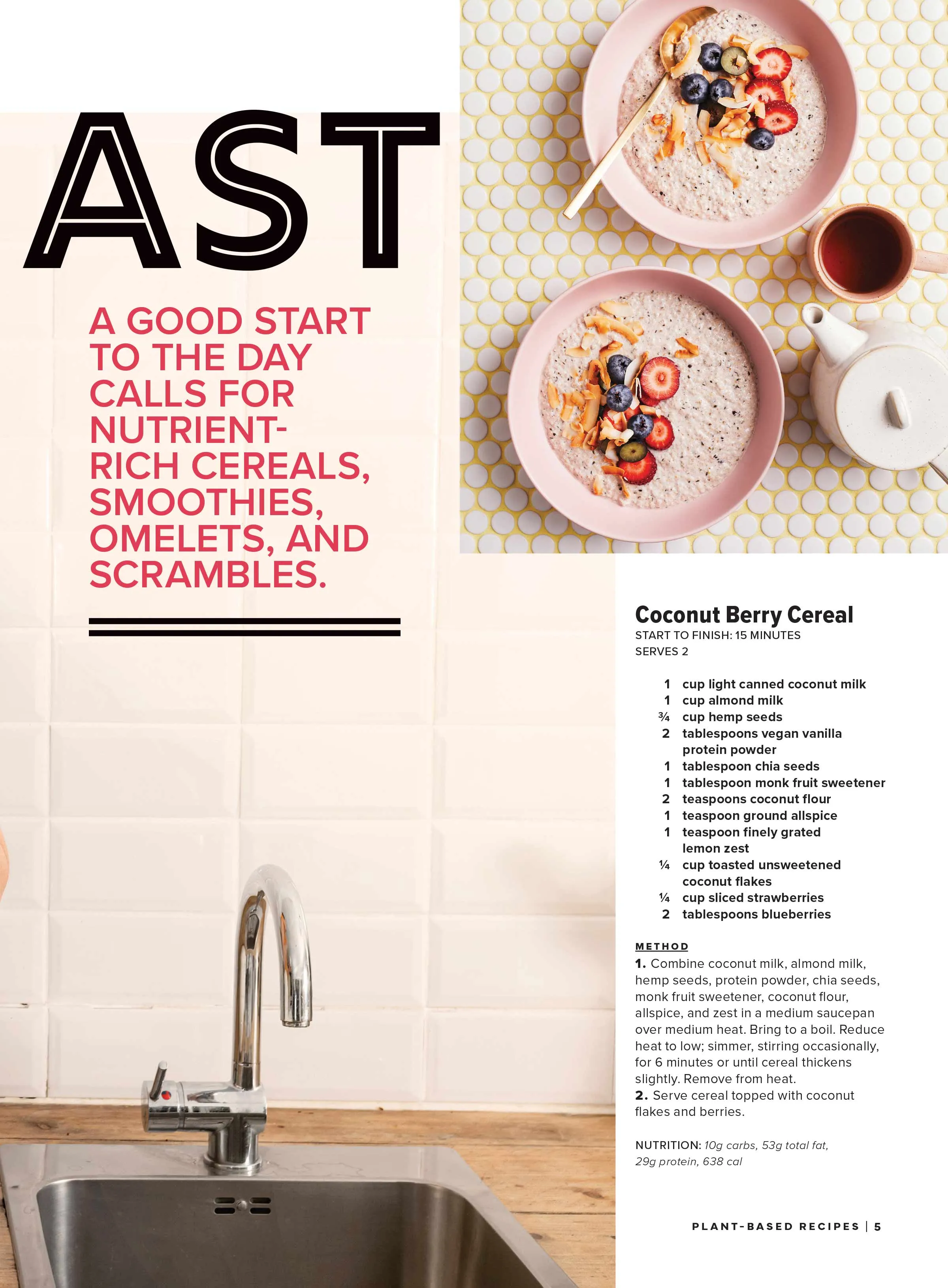 Plant-Based Recipes - 85 Healthy Recipes, Plant-Powered Soups, Stews, Pasta, Salad, Pizza, Sweets, 30-Minute Family Dinners, Maximize Veggies, Limit Meats, Reduce Inflammation, Boost Energy & More!