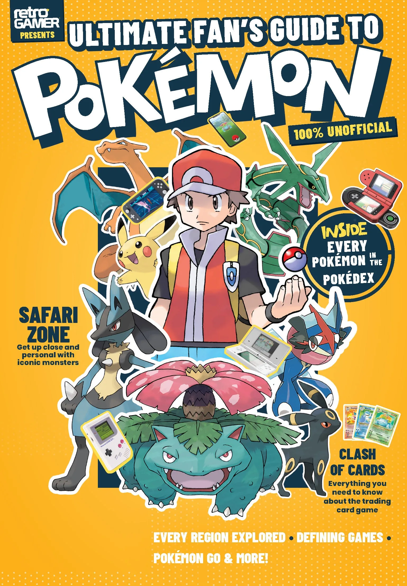 Pokmon - Ultimate Fans Guide: Inside Every Pokmon In The Pokdex, Safari Zone Monsters, Trading Cards, Adventures In Kanto, Nintendo Game Boy, DS & Switch, Hisuian Snow, Battle Revolution & More!