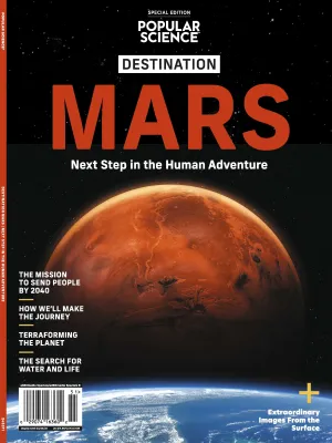 Popular Science - Destination Mars: Uncovering The Red Planet's Mysteries, From Ingenuity's Historic Flight To The Search For Life, Subterranean Habitats, Marsquakes, Future Human Exploration & More!