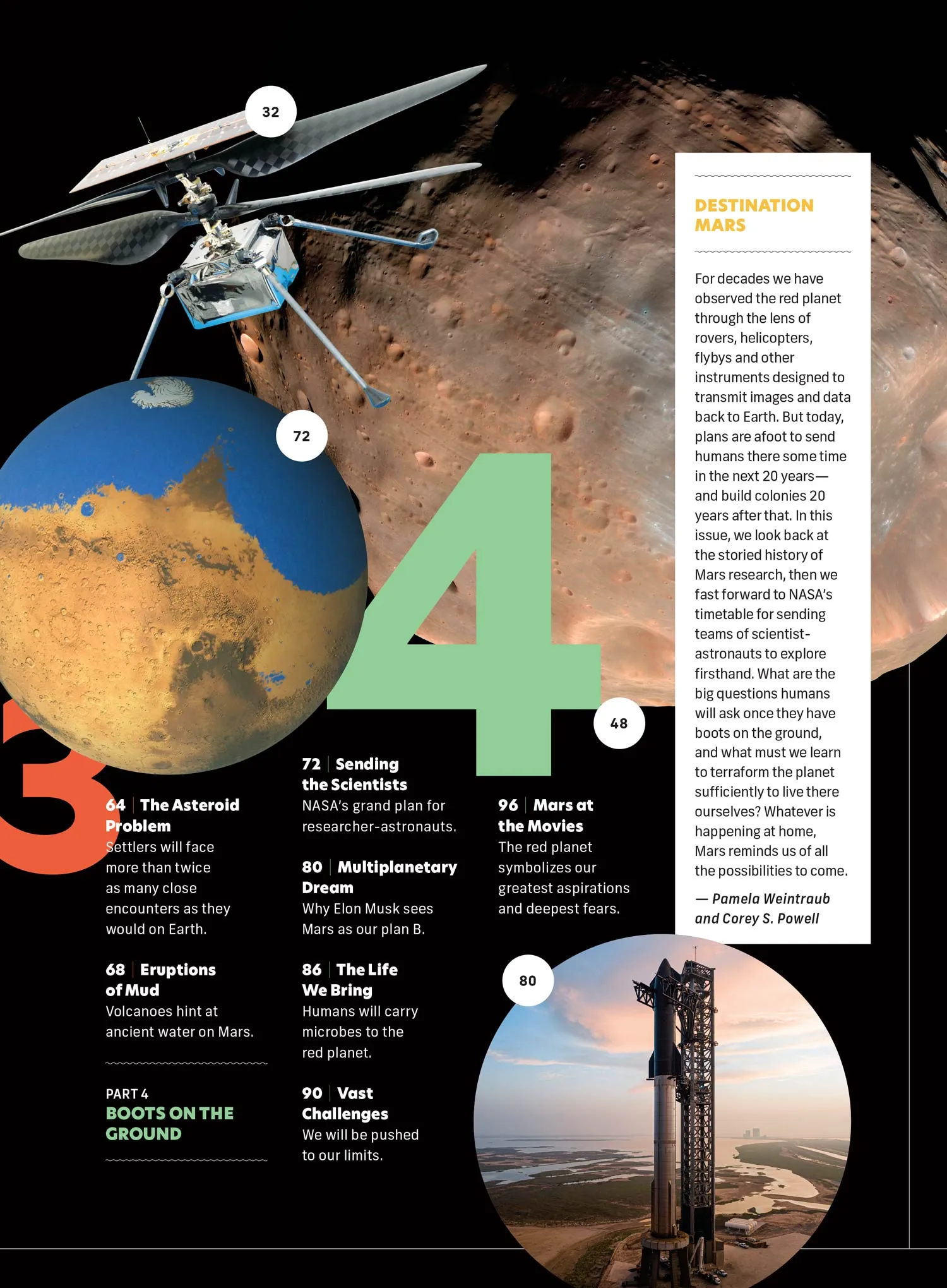 Popular Science - Destination Mars: Uncovering The Red Planet's Mysteries, From Ingenuity's Historic Flight To The Search For Life, Subterranean Habitats, Marsquakes, Future Human Exploration & More!