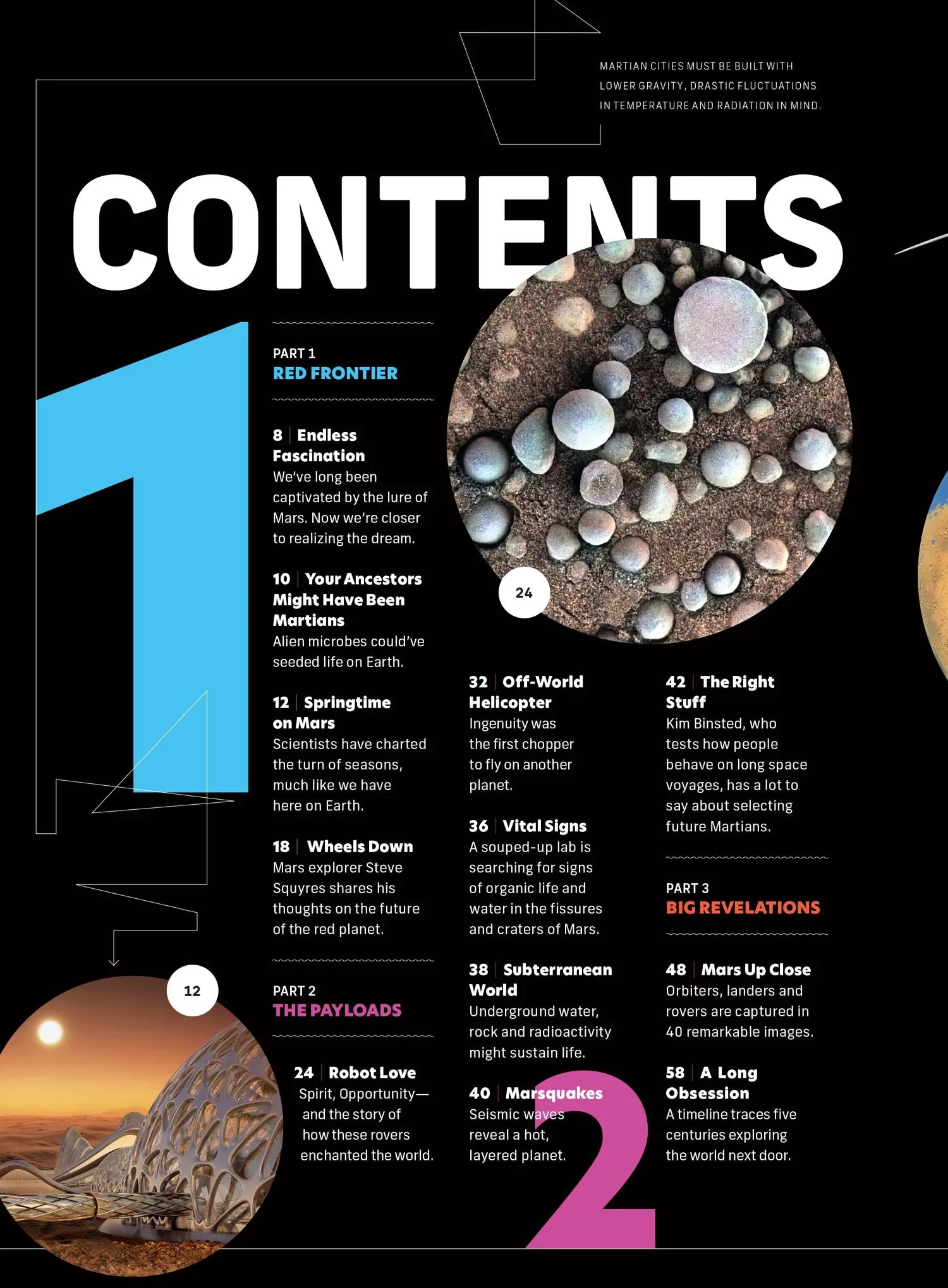 Popular Science - Destination Mars: Uncovering The Red Planet's Mysteries, From Ingenuity's Historic Flight To The Search For Life, Subterranean Habitats, Marsquakes, Future Human Exploration & More!