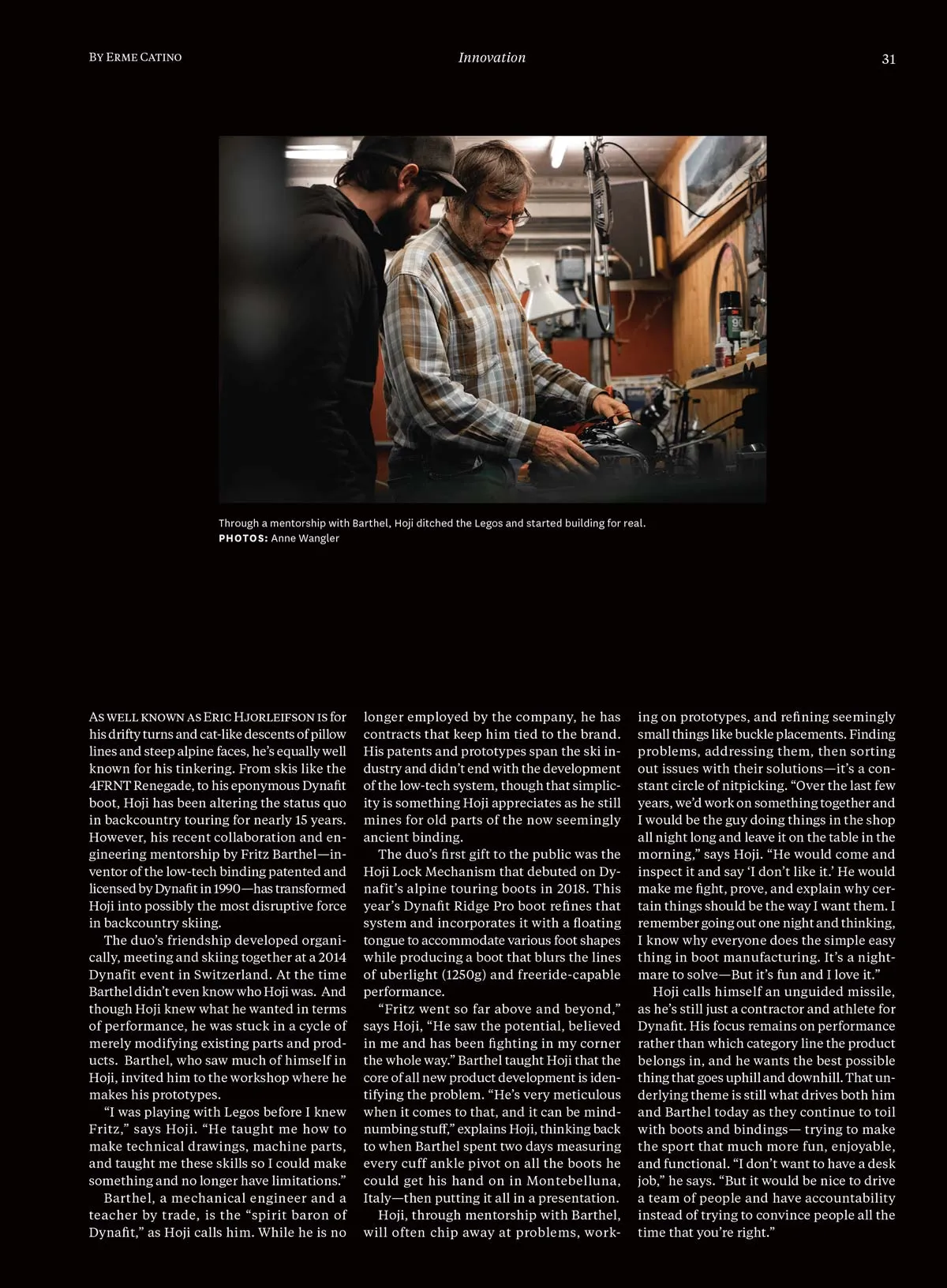 Powder - The Skier's Magazine: Gear Guide, Minds Behind Innovation, Collabs, Bryce James Vintage Ski Collection, Adaptive Athletes Revolutionizing Their Equipment, Sustainable Practices & More!