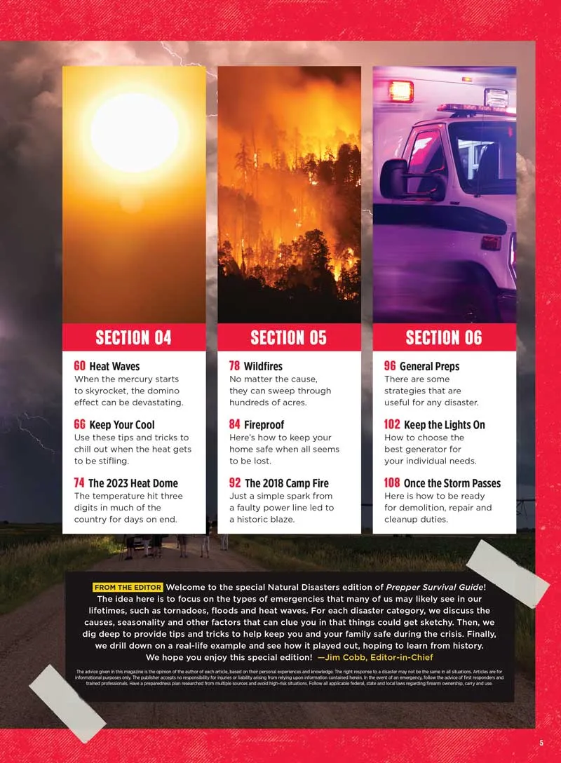 Prepper - Natural Disasters Survival Guide 2024 Edition: Hurricanes, Tornadoes, Heat Waves, Floods, Wildfires, Generators, Demolition & Repair, Stock Supplies, Planning Ahead, Hazards & More!