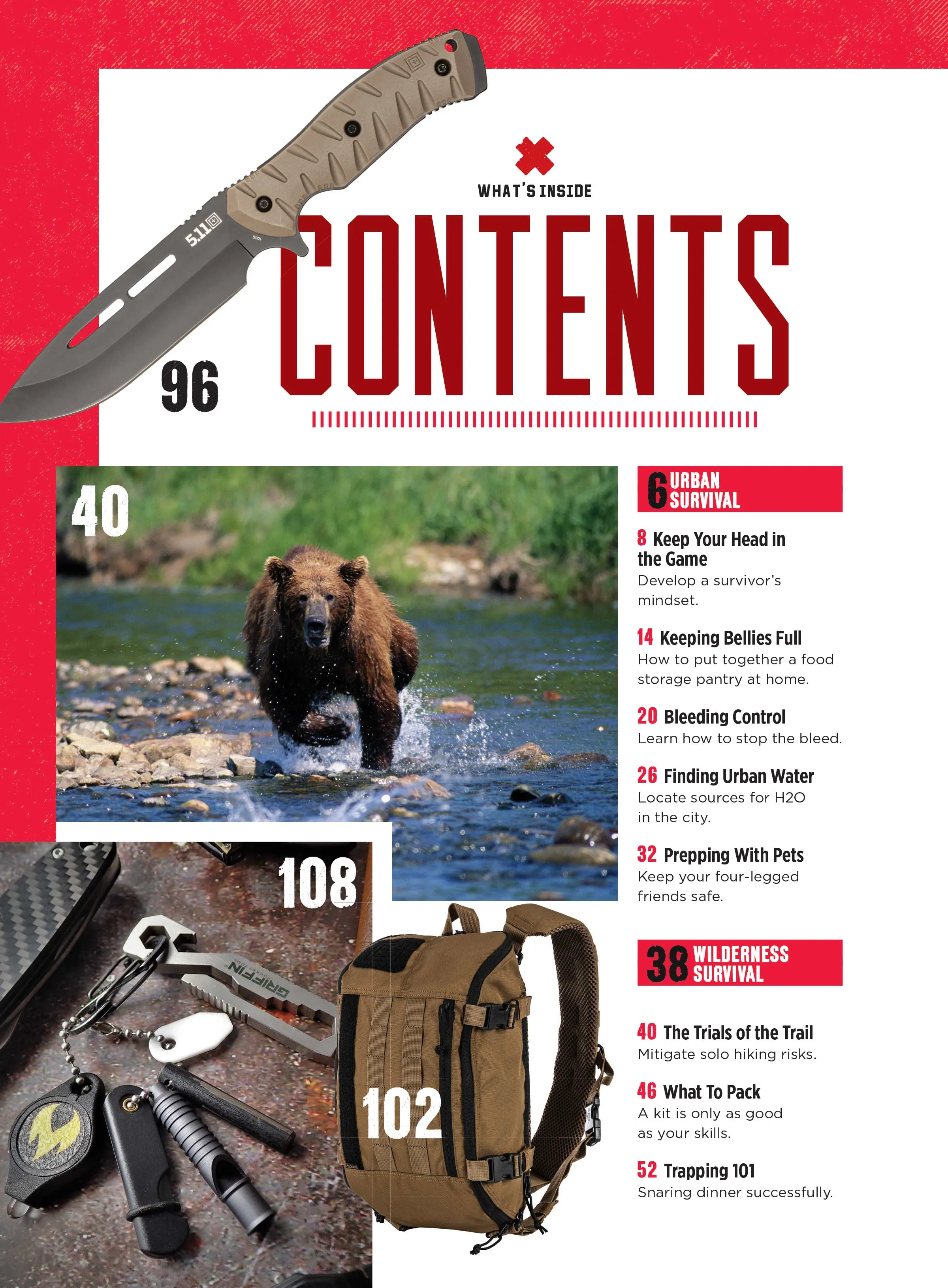 Prepper Survival Guide - Be Ready Now No. 21: First Aid, Hiking Protection, Water Sources, Home Security, Critical Tips, Storage Pantry, Pet Safety, Survivor Mindset, Gear & Gadget Guide