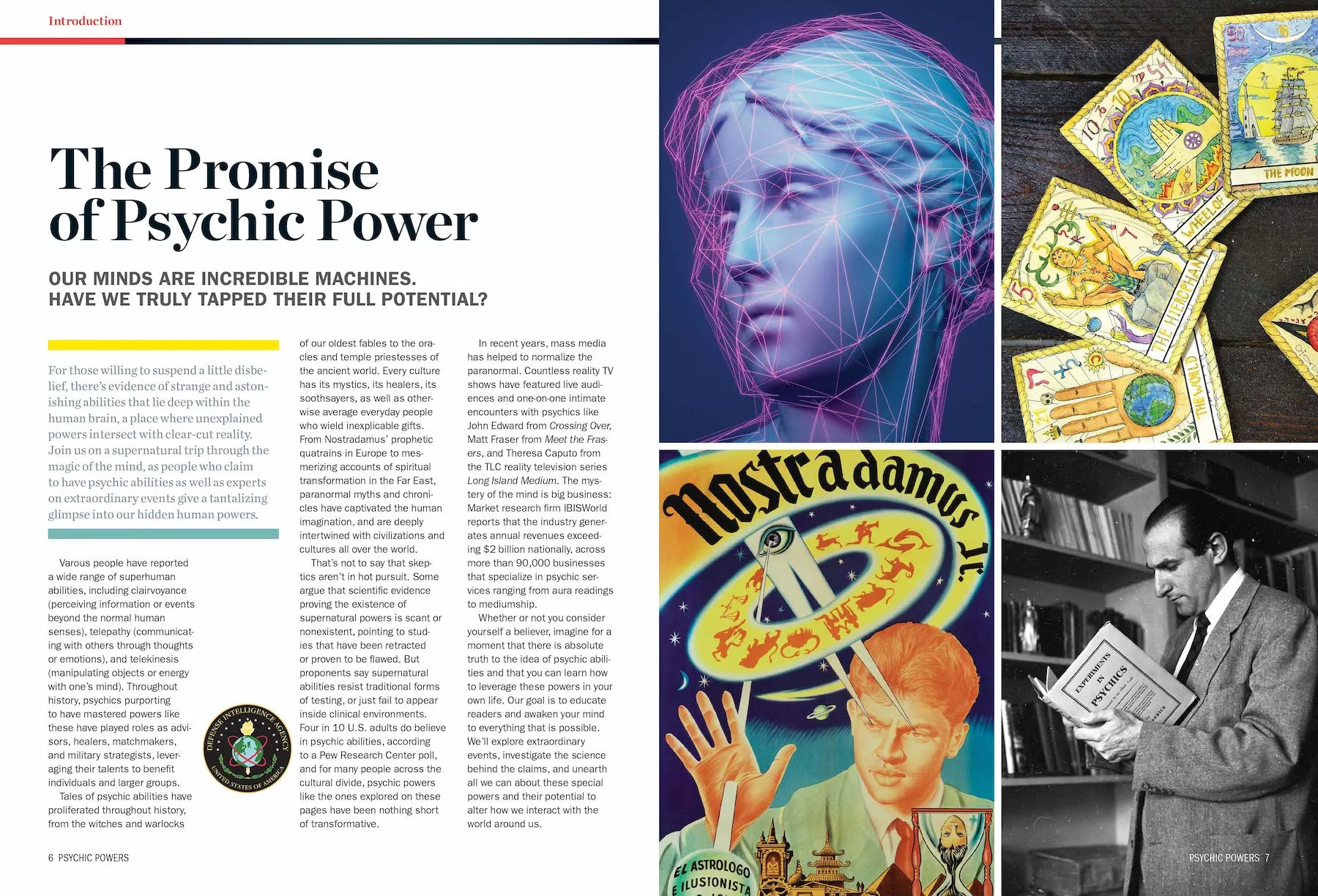 Psychic Powers - Explore Reading Minds, Predicting The Future, Telekinesis, ESP, Speaking To The Dead, Astral Projection, Energy Healing, Precognition, Teleportation, Curses, Prophecy, Magic & How To!