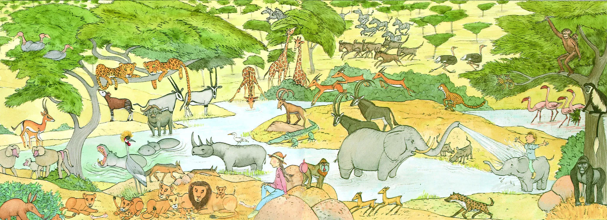 "...away on safari..." PRINT Alison Lester