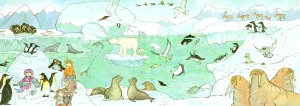 "...crossing the icecap..." PRINT Alison Lester