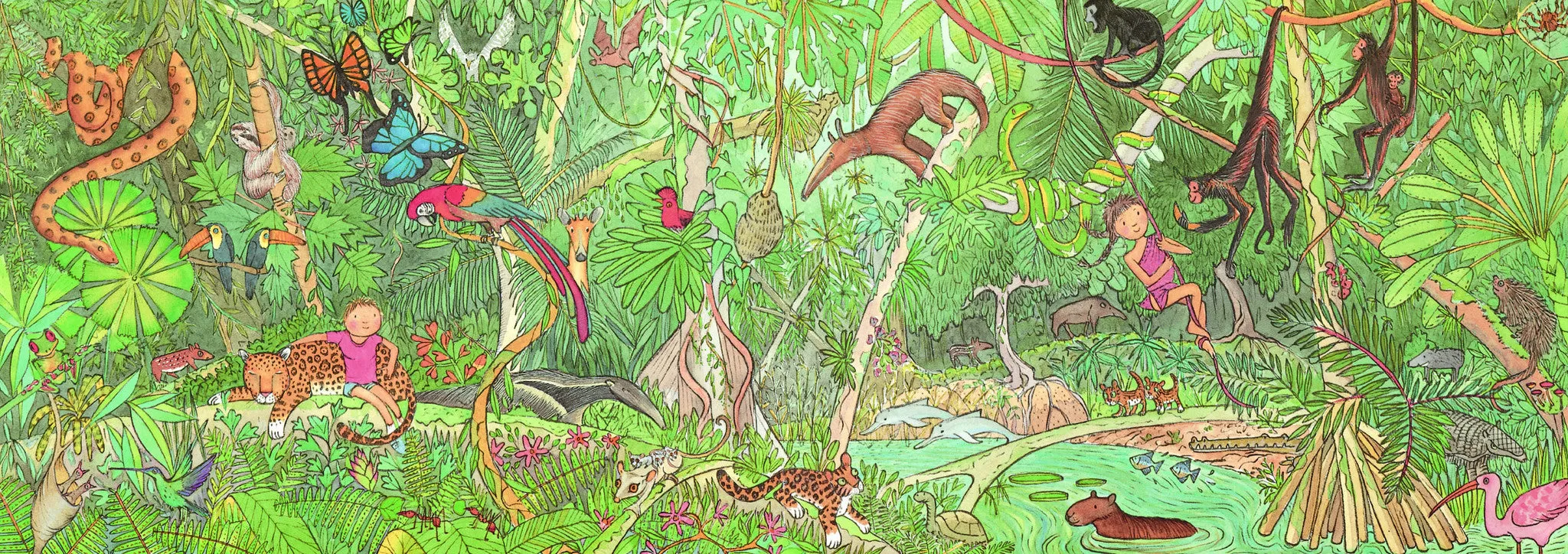 "...deep in the jungle..." PRINT Alison Lester