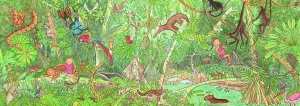 "...deep in the jungle..." PRINT Alison Lester