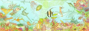 "...like fish in the ocean..." PRINT Alison Lester
