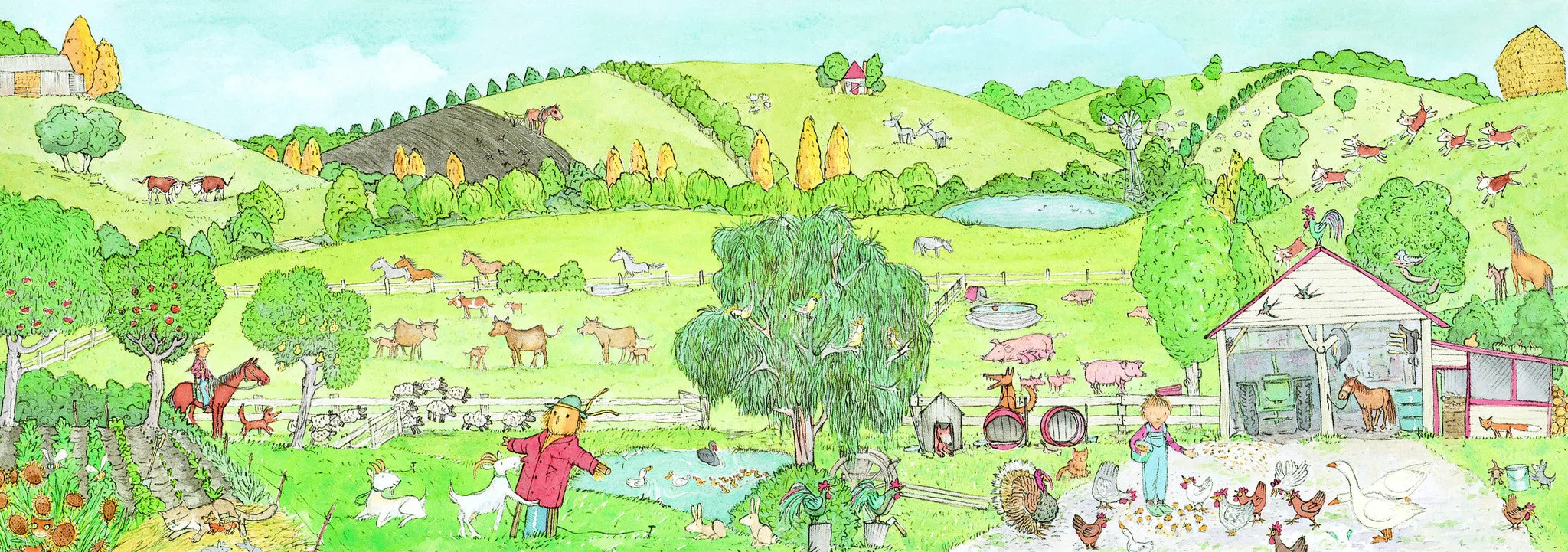"...out in the country..." PRINT Alison Lester