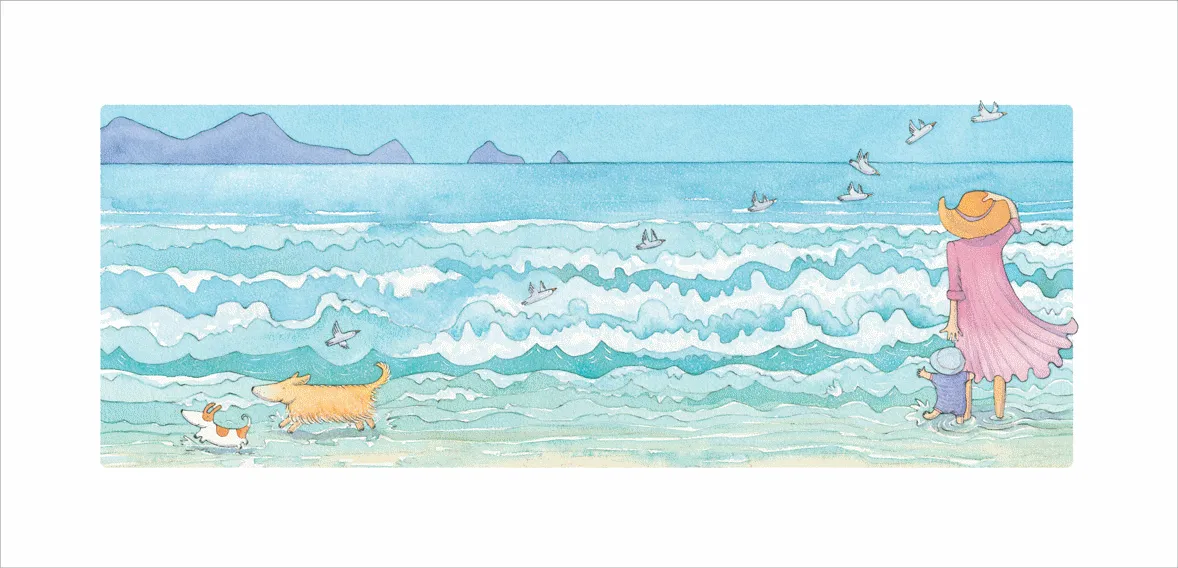"...splash in the ocean..." PRINT Alison Lester