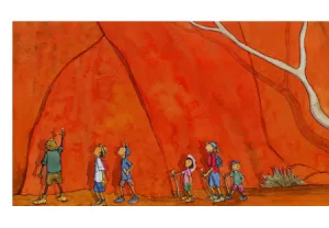 "...Uluru is the heart of Australia..." PRINT Alison Lester