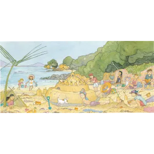 "...we play in the sand for hours..." PRINT Alison Lester