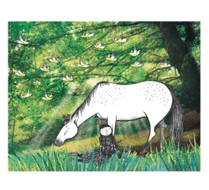 "...when Nina awoke, daylight was fading..." PRINT Alison Lester