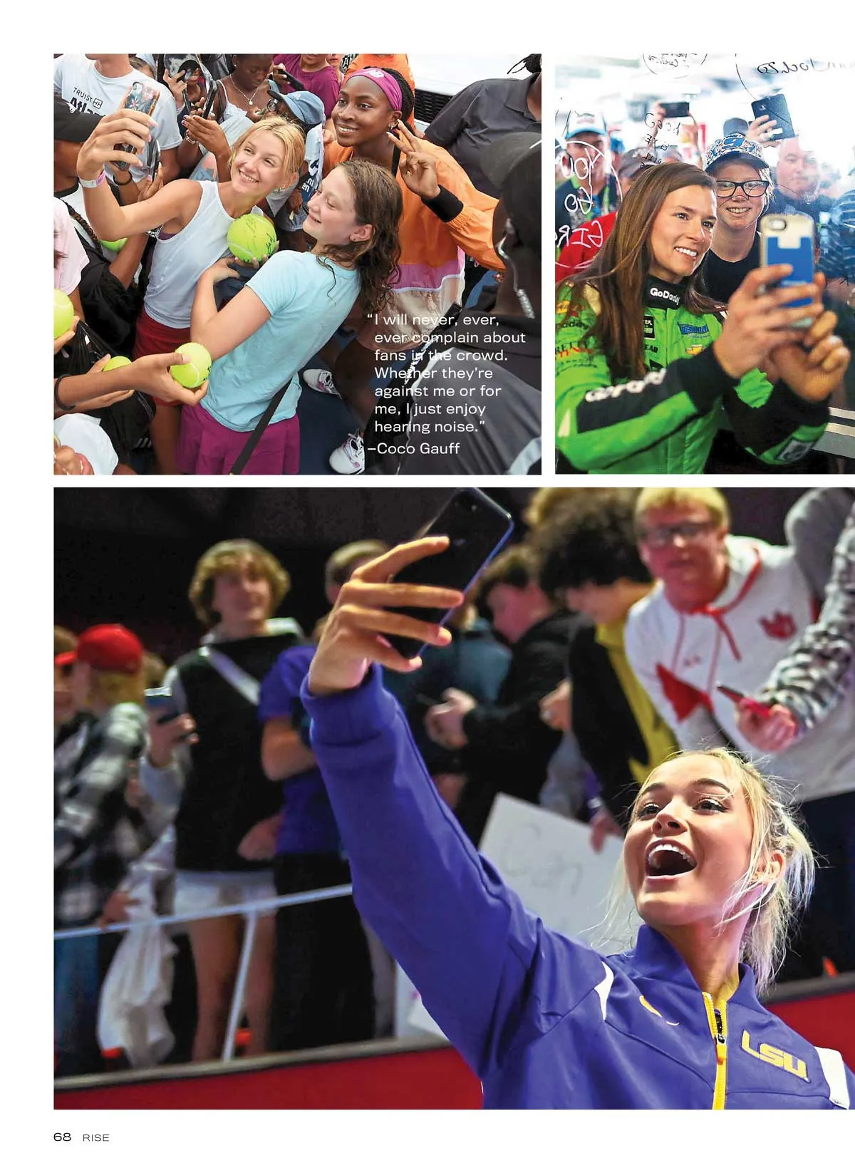 RISE Women In Sports - Caitlin Clark, Olivia Dunne, Coco Gauff, Countdown To Olympics, Women's Soccer, NIL Pioneers Earning Millions, Chloe V. Mitchell, GOATS, Female Empowerment, Title IX,  More!