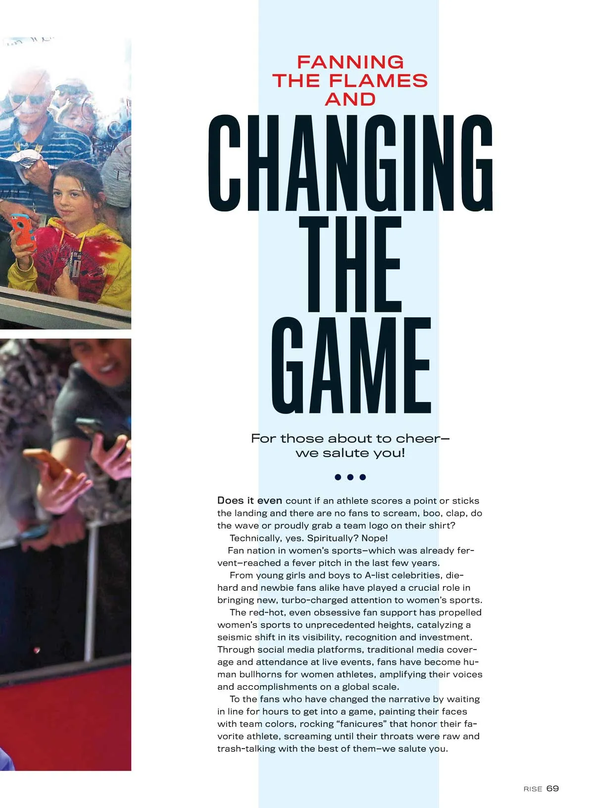 RISE Women In Sports - Caitlin Clark, Olivia Dunne, Coco Gauff, Countdown To Olympics, Women's Soccer, NIL Pioneers Earning Millions, Chloe V. Mitchell, GOATS, Female Empowerment, Title IX,  More!
