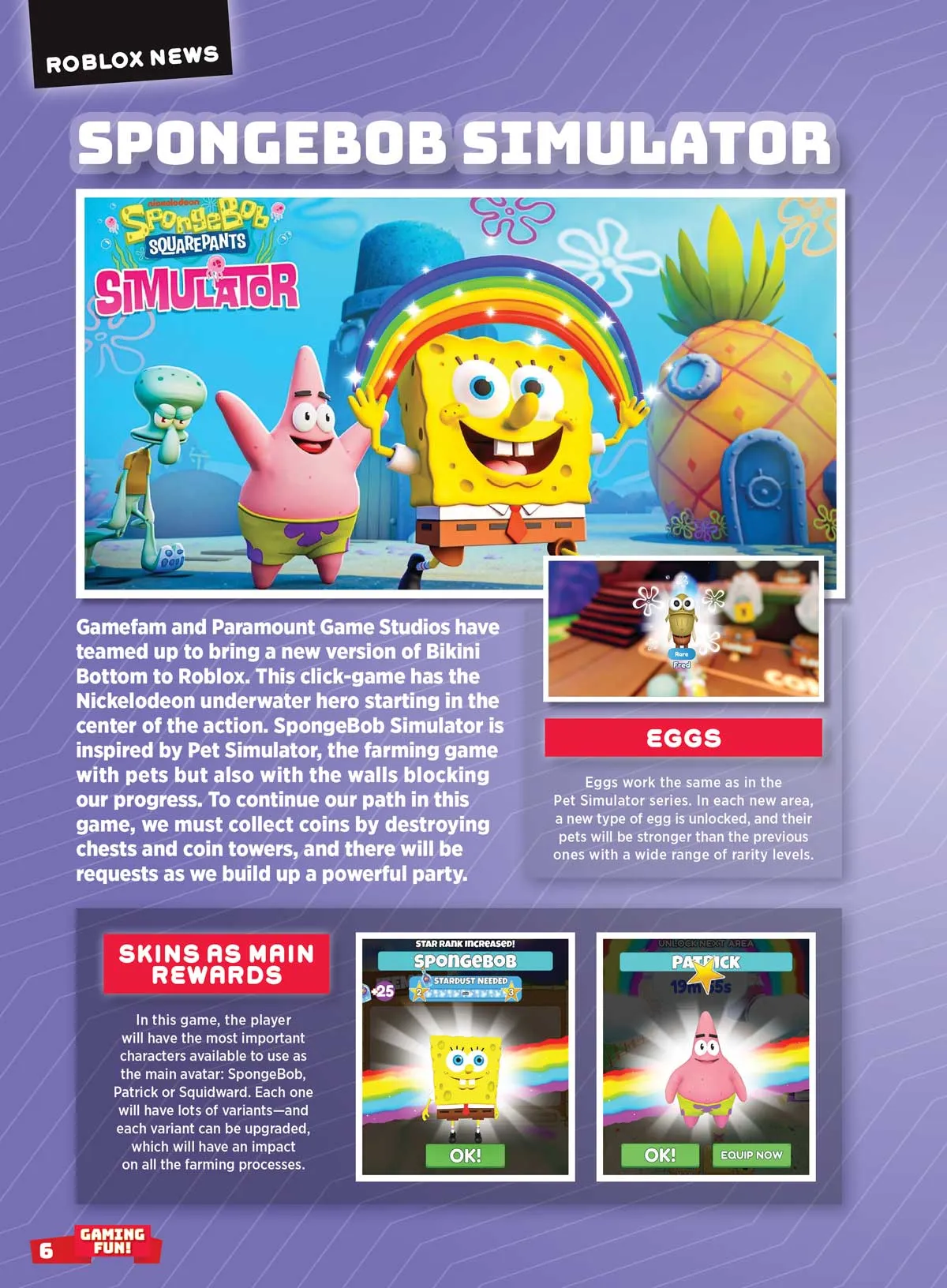 Roblox - Fan Guide: Expert Hints, Epic Updates, Jaws Infested Water, '80s Horror Throwback, SpongeBob Is Back, 50 Best Avatar Costumes, Griefville, Blox Fruits, Barbie DreamHouse Tycoon & Free Posters