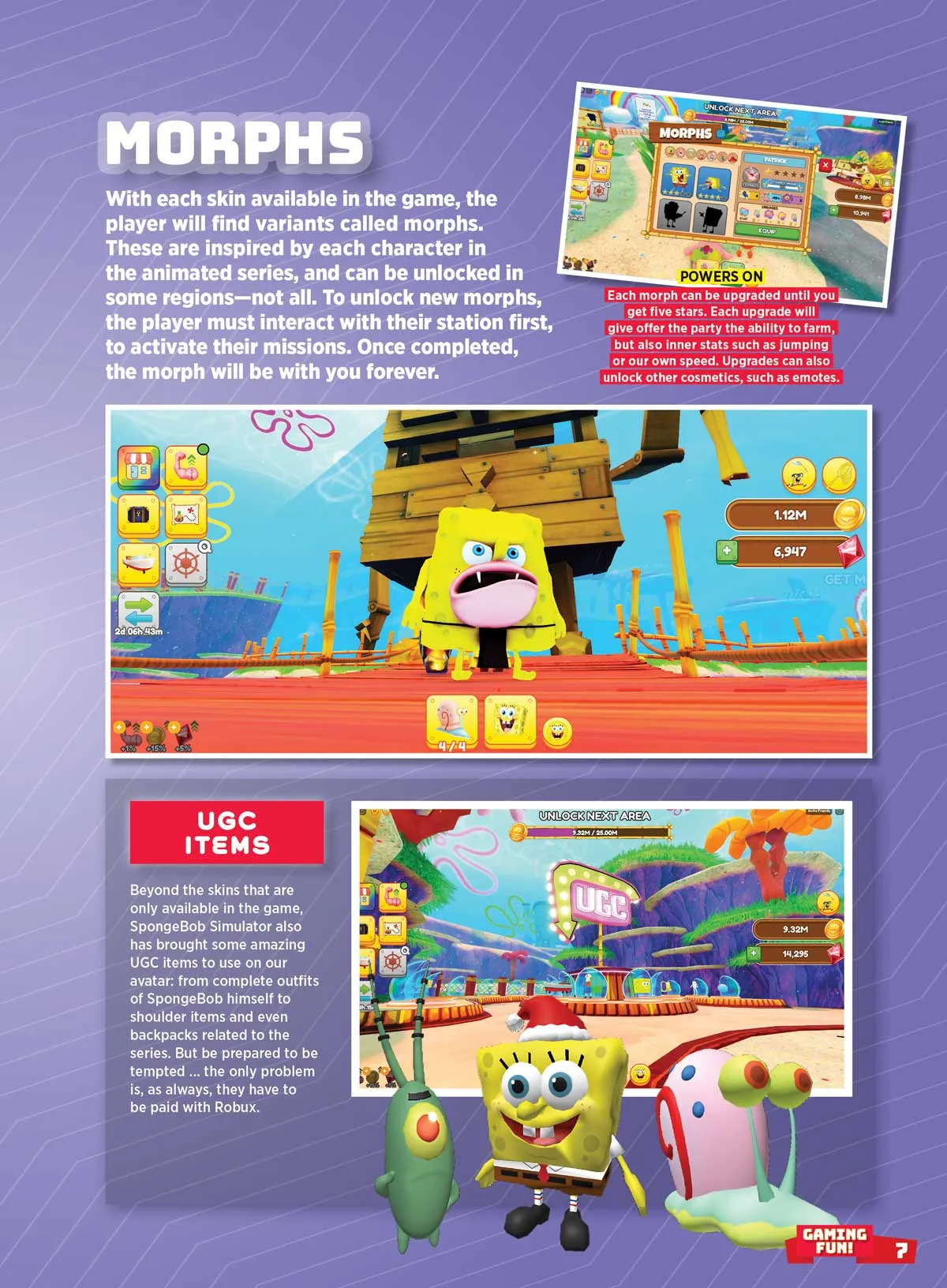Roblox - Fan Guide: Expert Hints, Epic Updates, Jaws Infested Water, '80s Horror Throwback, SpongeBob Is Back, 50 Best Avatar Costumes, Griefville, Blox Fruits, Barbie DreamHouse Tycoon & Free Posters