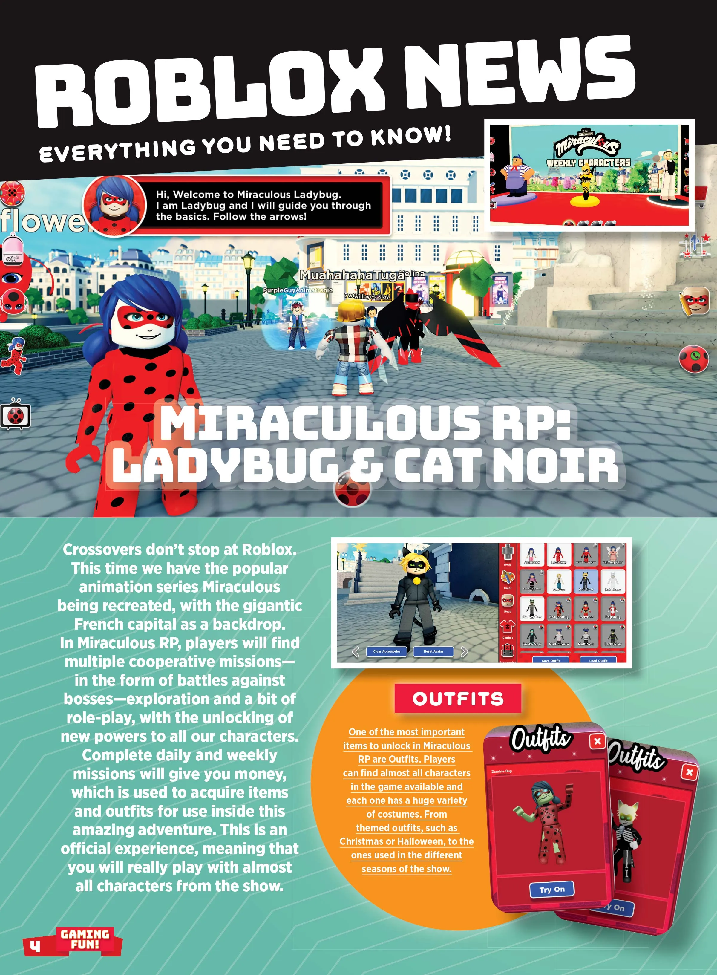 Roblox - Ultimate Guide: 50  Pages Of Tips, Tricks & Secrets, Expert Hints, Posters, News, Playstation, Meta Quest, Virtual Reality Gaming, Barbie Dreamhouse Tycoon, Miraculous RP: Ladybug & Cat Noir!