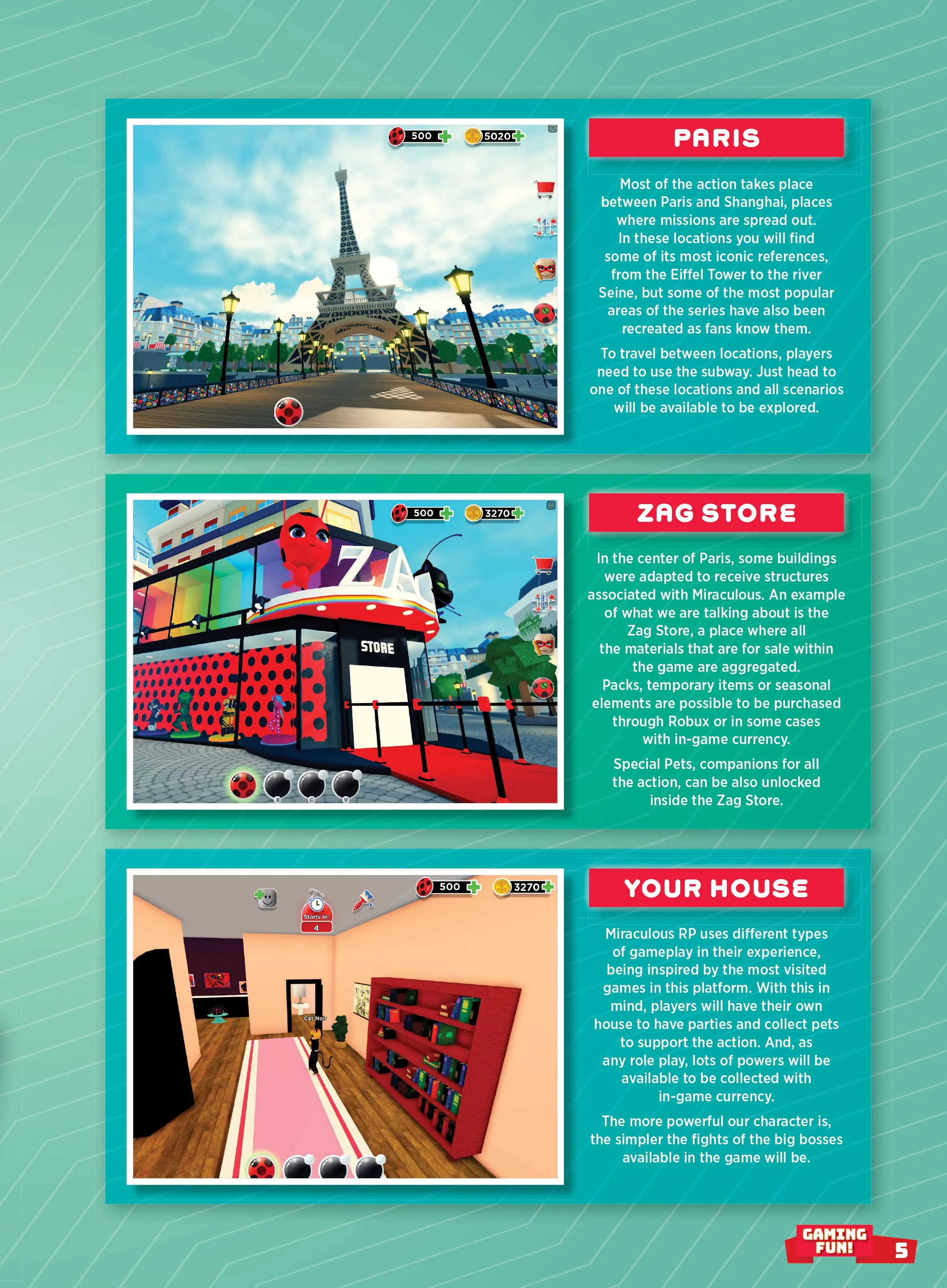 Roblox - Ultimate Guide: 50  Pages Of Tips, Tricks & Secrets, Expert Hints, Posters, News, Playstation, Meta Quest, Virtual Reality Gaming, Barbie Dreamhouse Tycoon, Miraculous RP: Ladybug & Cat Noir!