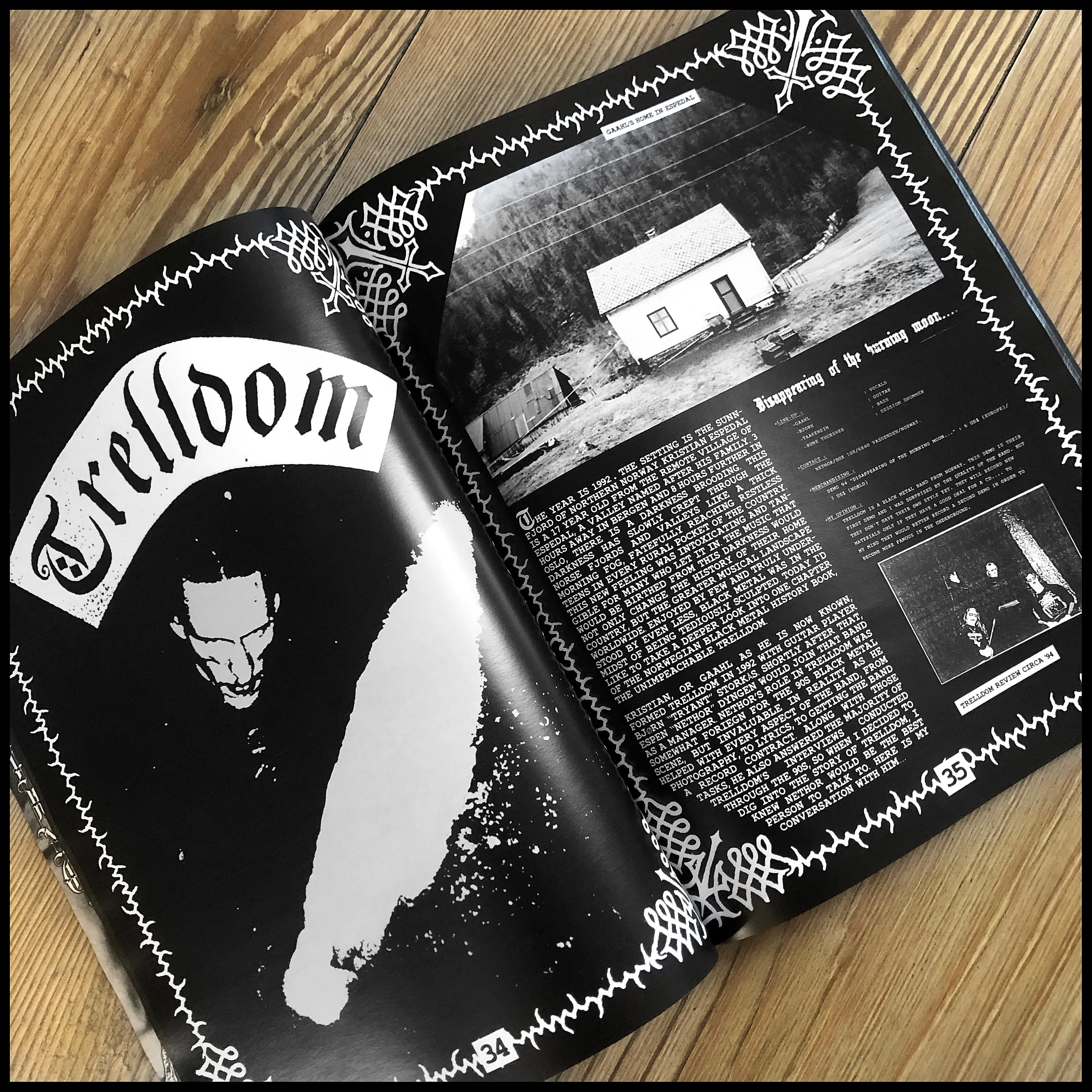 Sale: ARCANE ARCHIVIST fanzine issue 5 (cult old school black metal zine feat Trelldom, Horna, Watain, Djevel etc)
