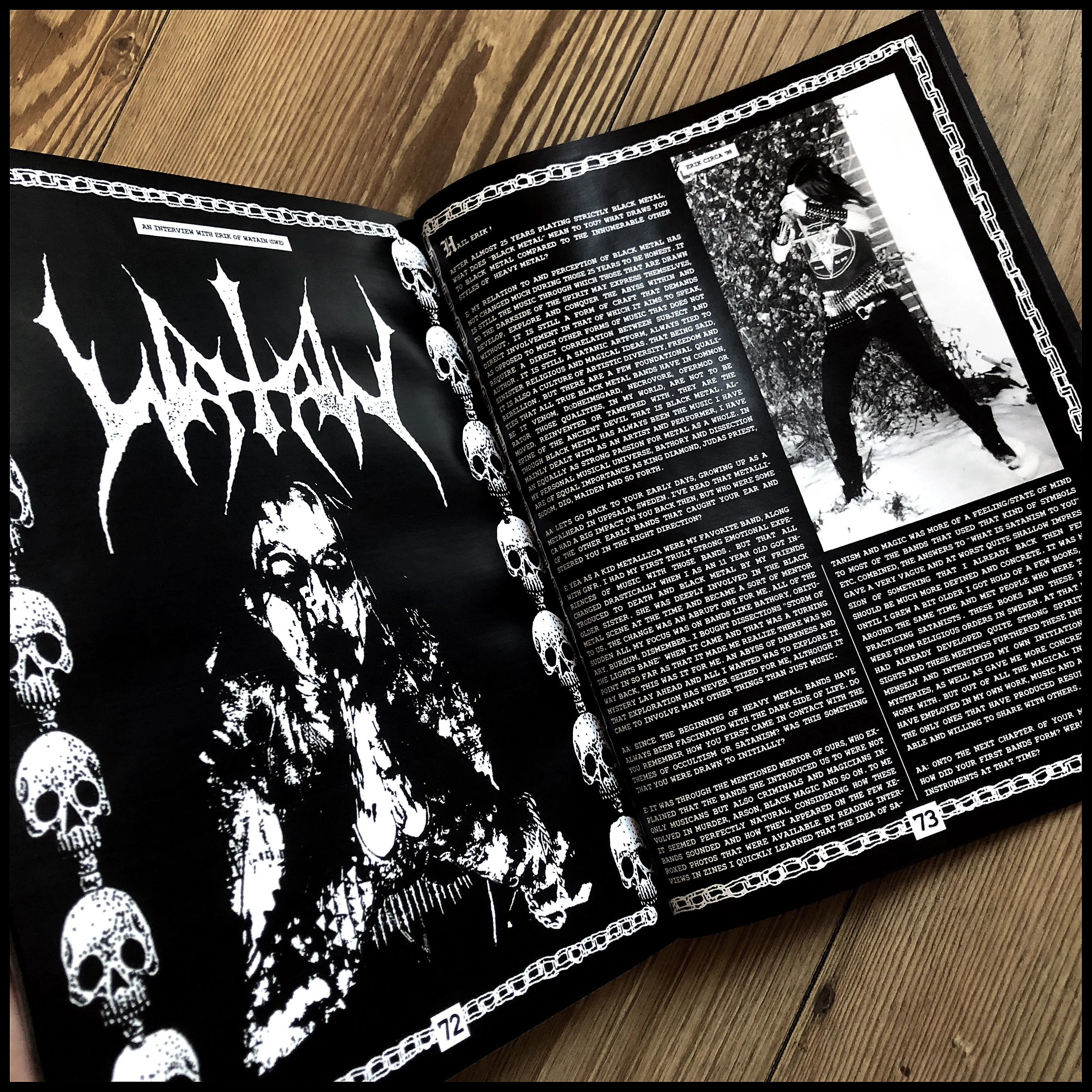 Sale: ARCANE ARCHIVIST fanzine issue 5 (cult old school black metal zine feat Trelldom, Horna, Watain, Djevel etc)