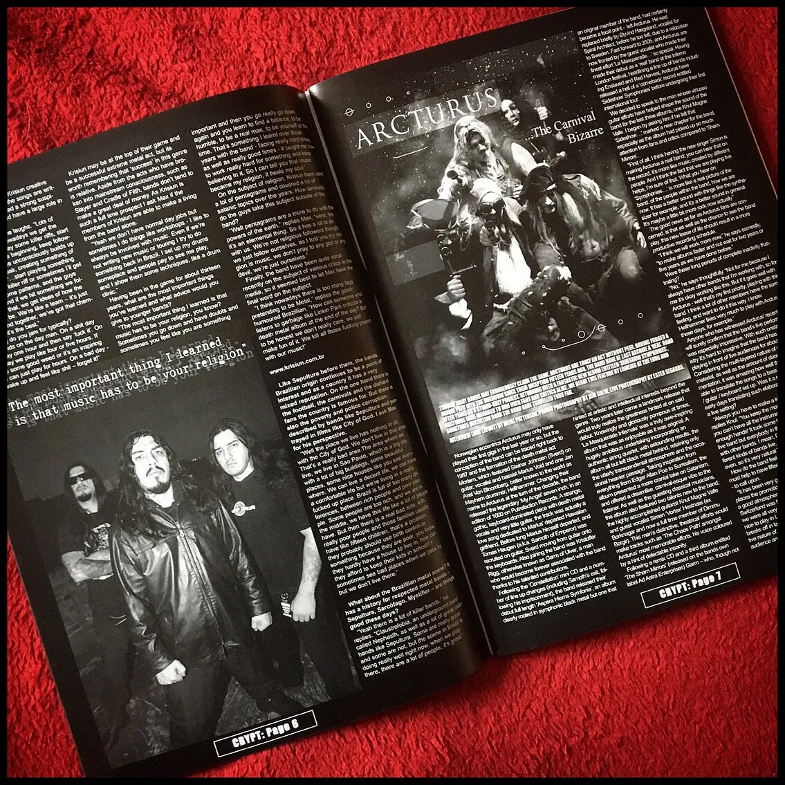 Sale: CRYPT MAGAZINE #2 zine (Dayal's old black/death/doom metal zine, original copies from 2006)