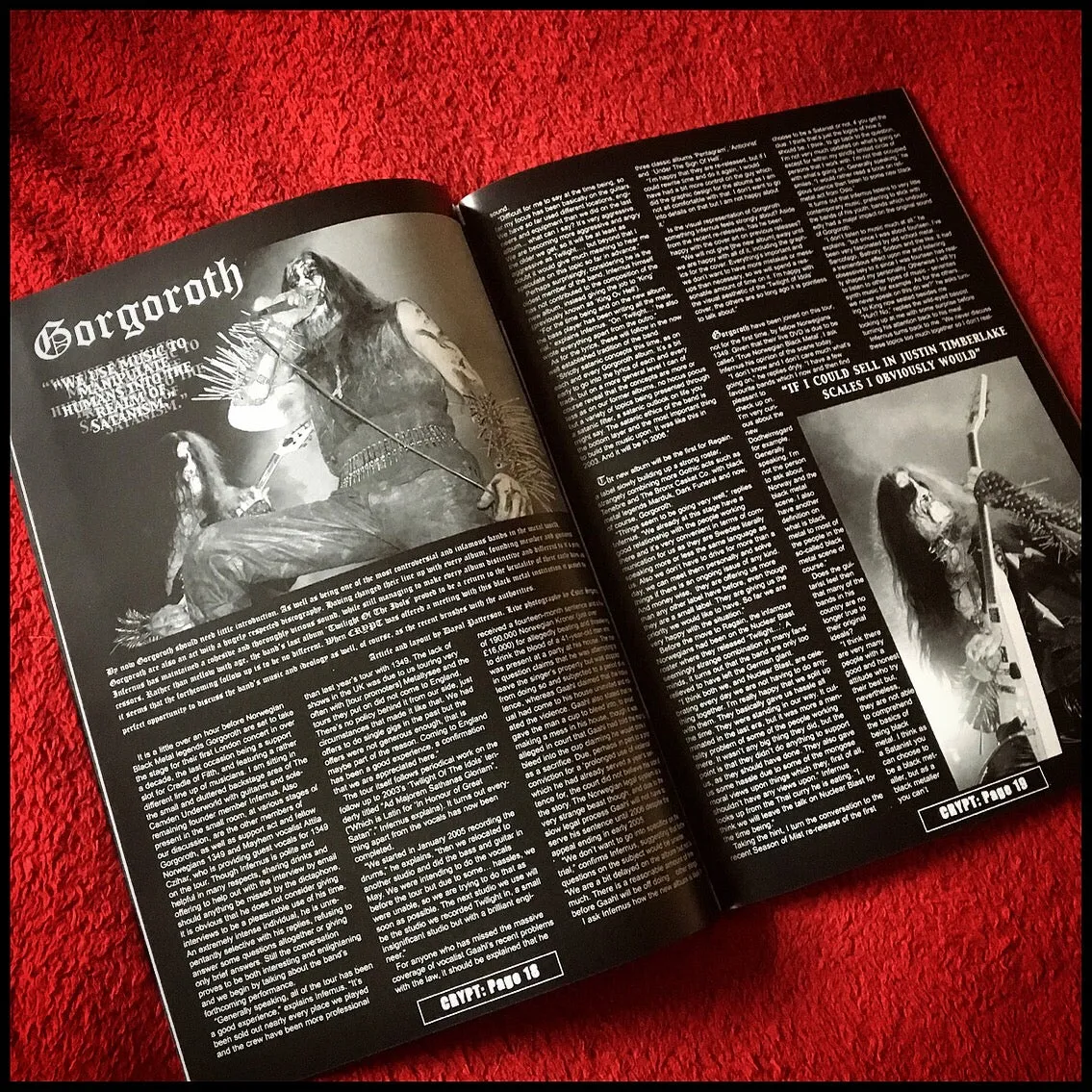 Sale: CRYPT MAGAZINE #2 zine (Dayal's old black/death/doom metal zine, original copies from 2006)