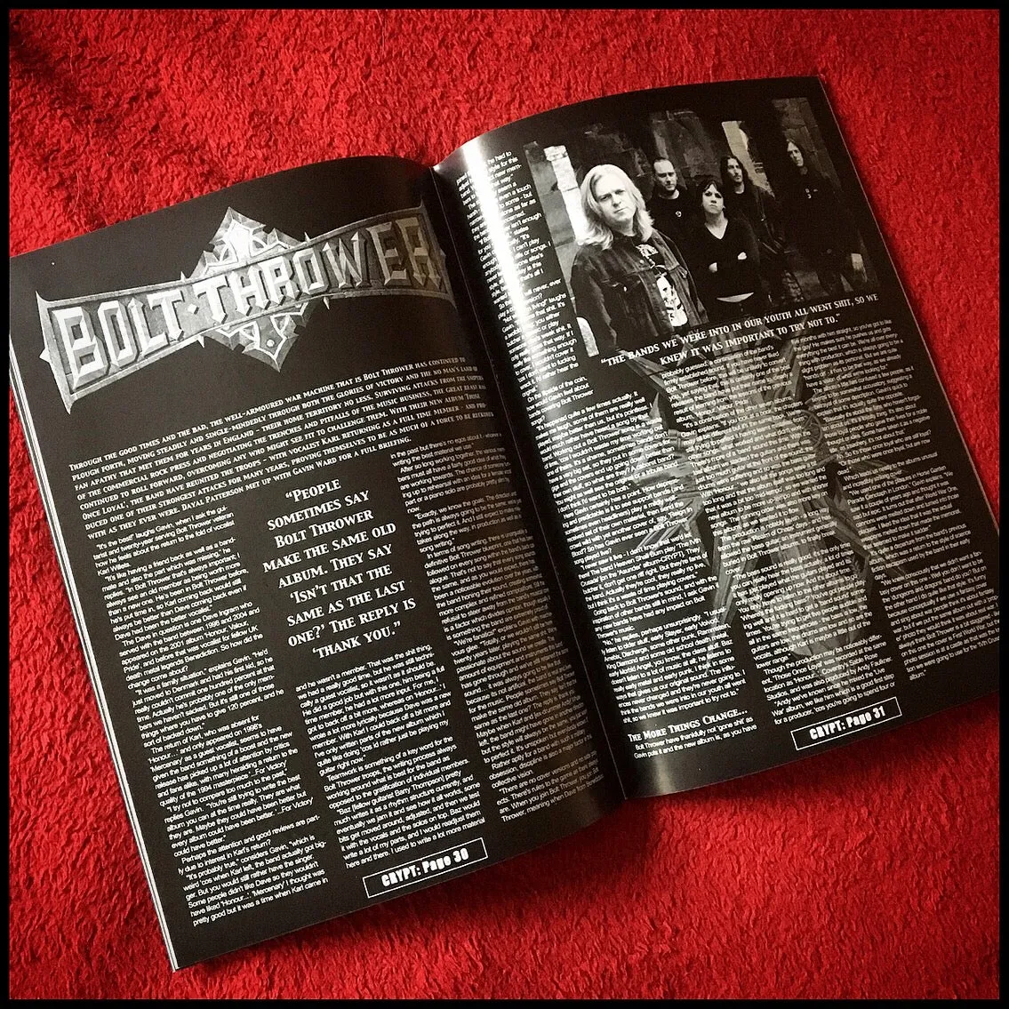Sale: CRYPT MAGAZINE #2 zine (Dayal's old black/death/doom metal zine, original copies from 2006)