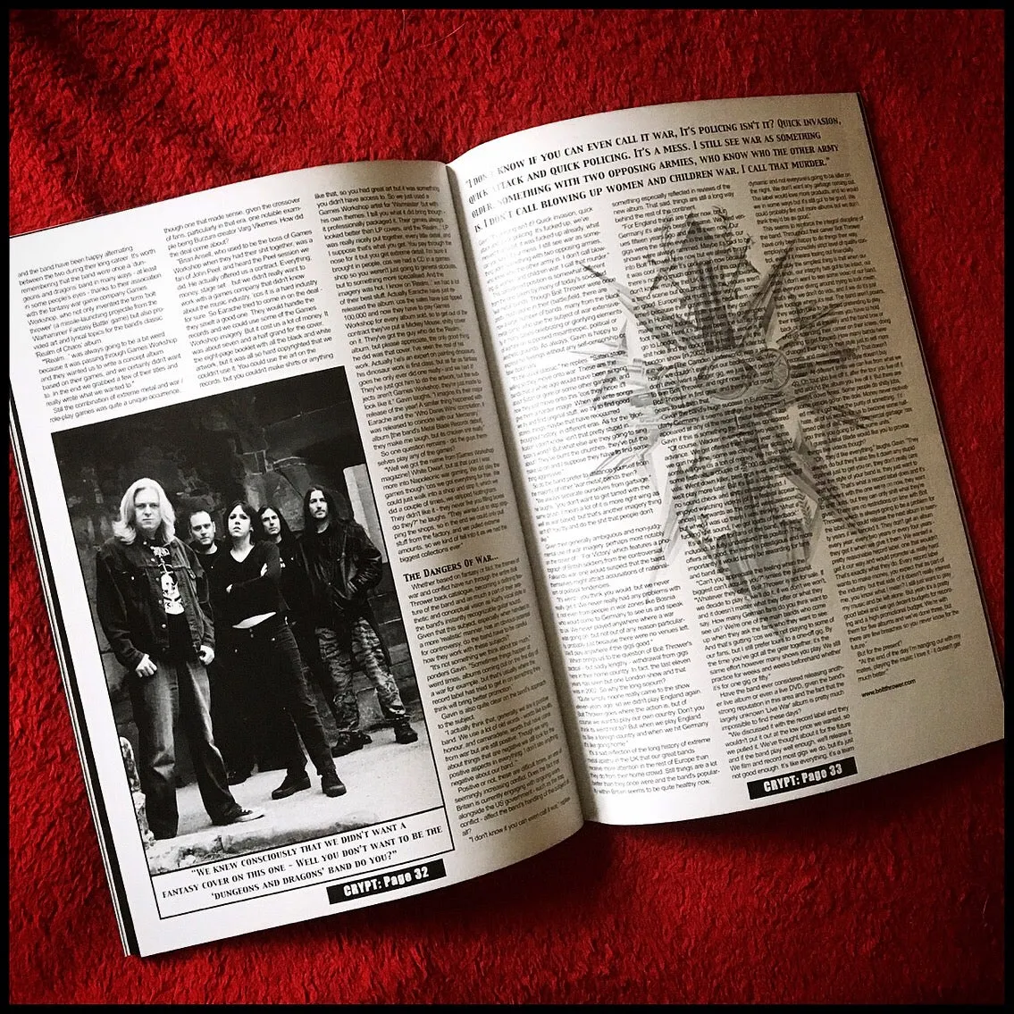 Sale: CRYPT MAGAZINE #2 zine (Dayal's old black/death/doom metal zine, original copies from 2006)
