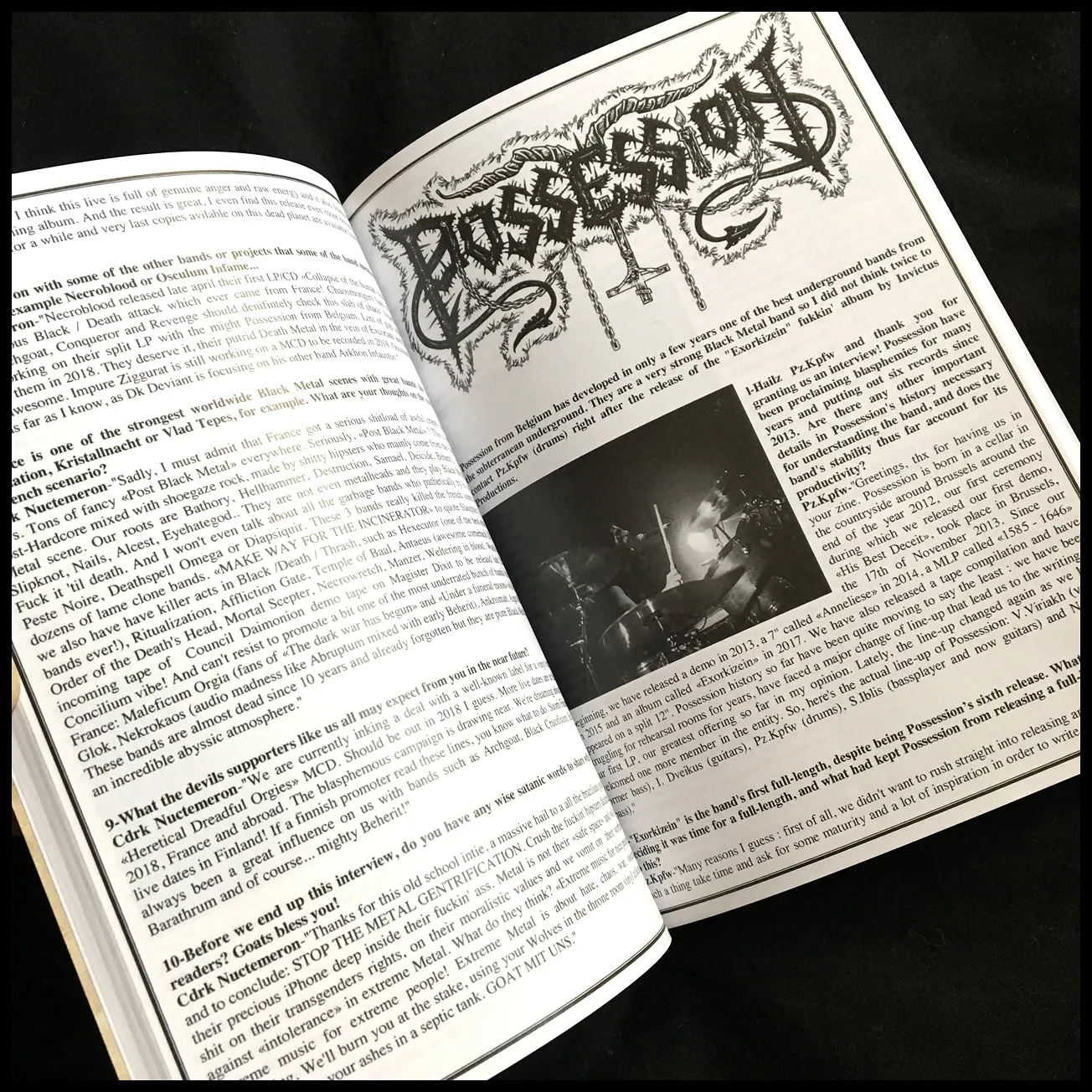 Sale: CTHULHU ZINE collection 1 (Issues 1, 2 & 3)  [black, death, grind, war metal, underground fanzine]