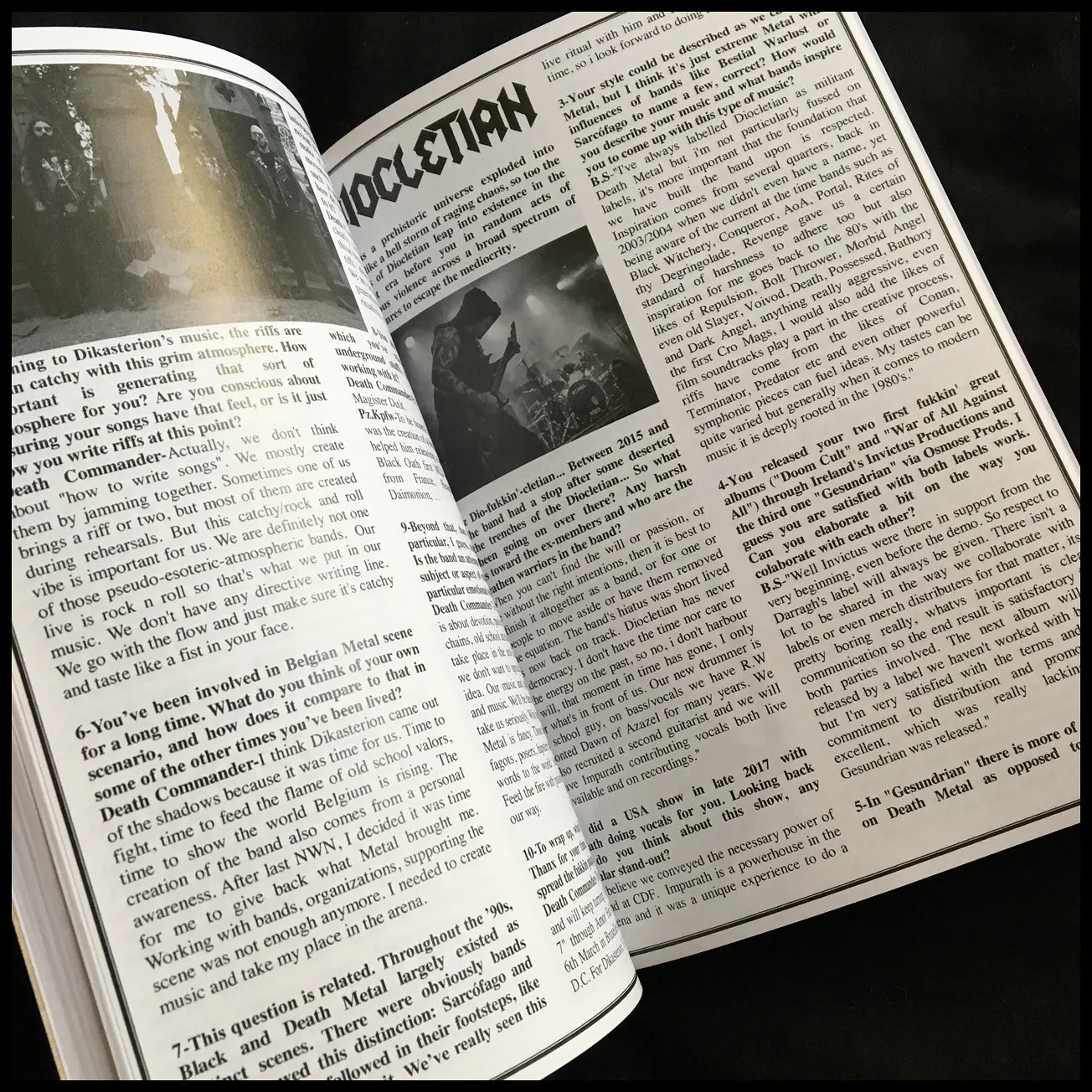 Sale: CTHULHU ZINE collection 1 (Issues 1, 2 & 3)  [black, death, grind, war metal, underground fanzine]