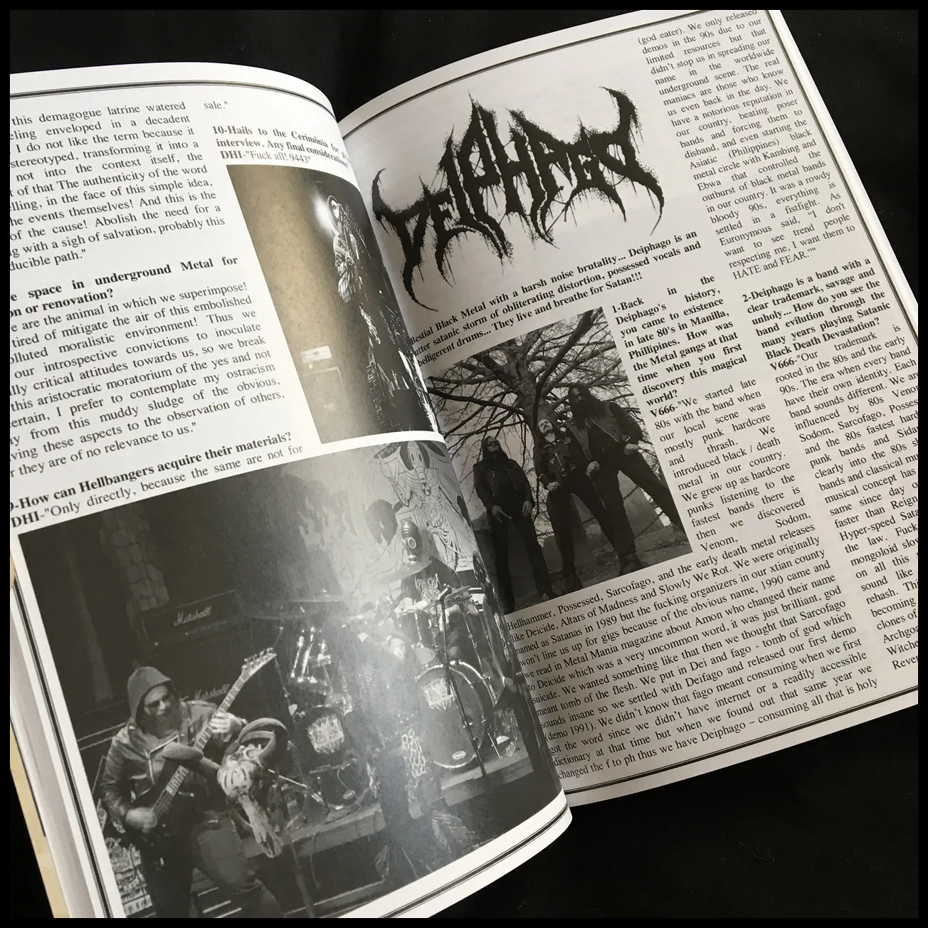 Sale: CTHULHU ZINE collection 1 (Issues 1, 2 & 3)  [black, death, grind, war metal, underground fanzine]
