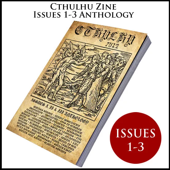 Sale: CTHULHU ZINE collection 1 (Issues 1, 2 & 3)  [black, death, grind, war metal, underground fanzine]