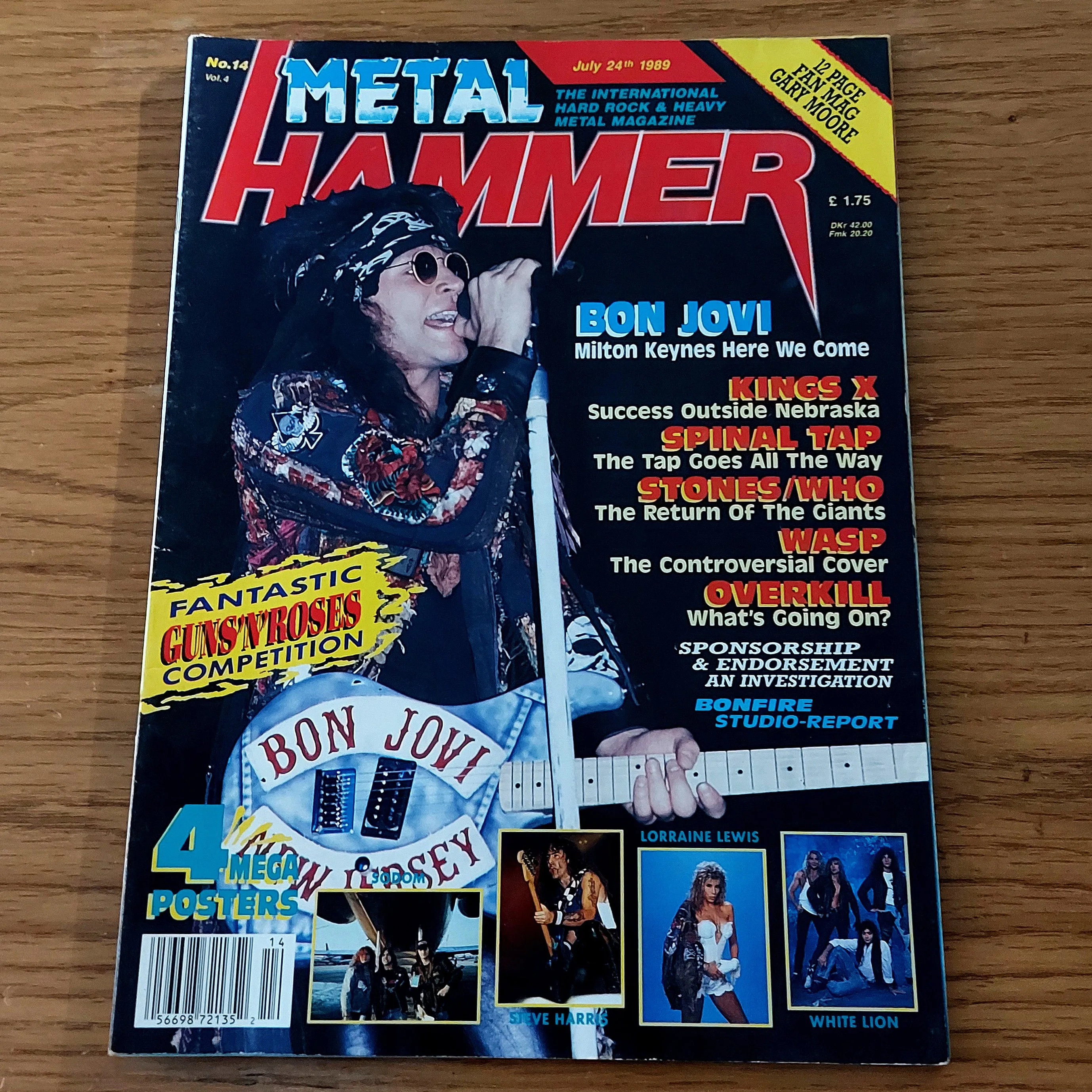 Sale: METAL HAMMER magazine (mostly late 80s/early 90s. Multiple issues, periodically restocked)