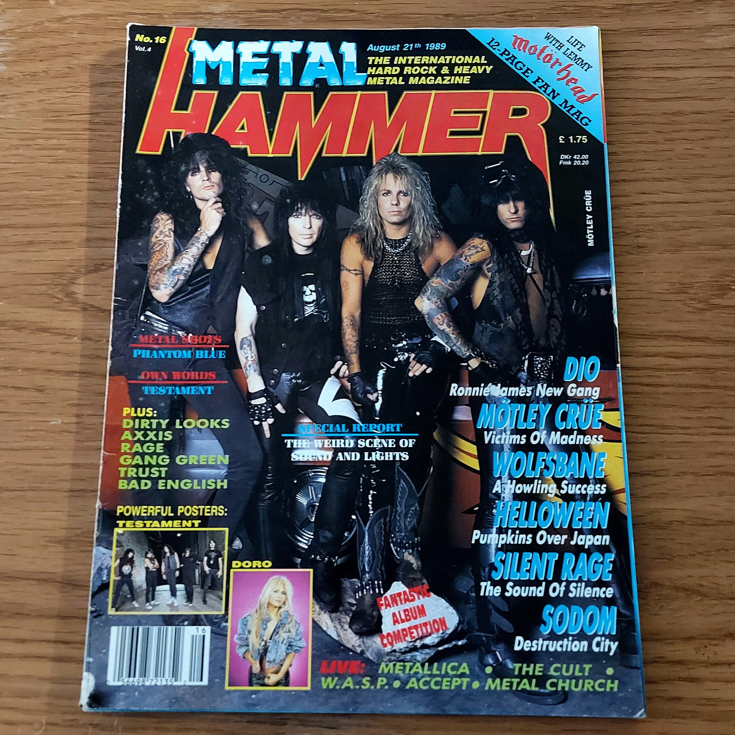 Sale: METAL HAMMER magazine (mostly late 80s/early 90s. Multiple issues, periodically restocked)