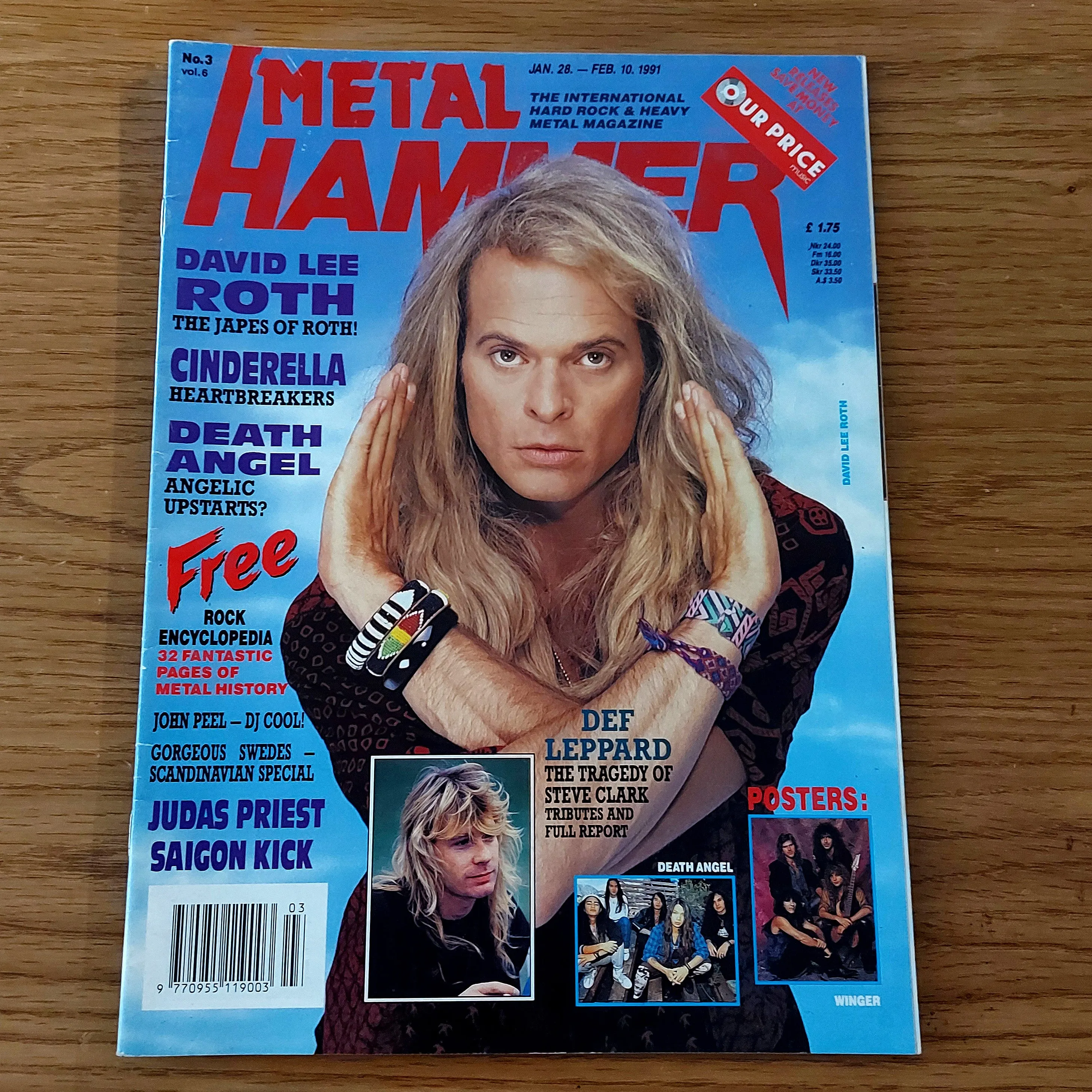 Sale: METAL HAMMER magazine (mostly late 80s/early 90s. Multiple issues, periodically restocked)