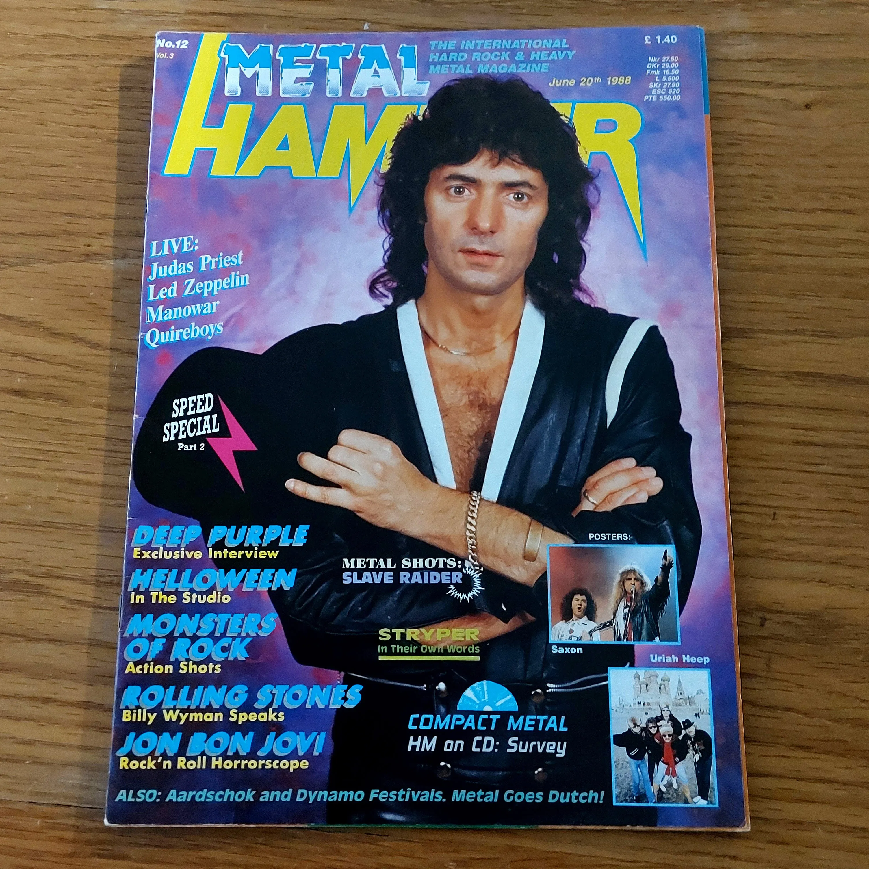 Sale: METAL HAMMER magazine (mostly late 80s/early 90s. Multiple issues, periodically restocked)