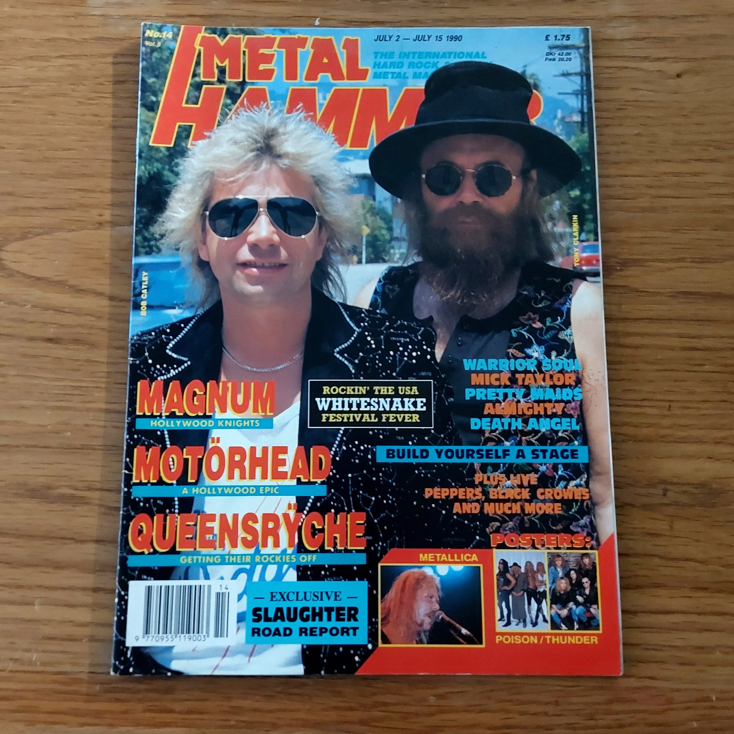Sale: METAL HAMMER magazine (mostly late 80s/early 90s. Multiple issues, periodically restocked)