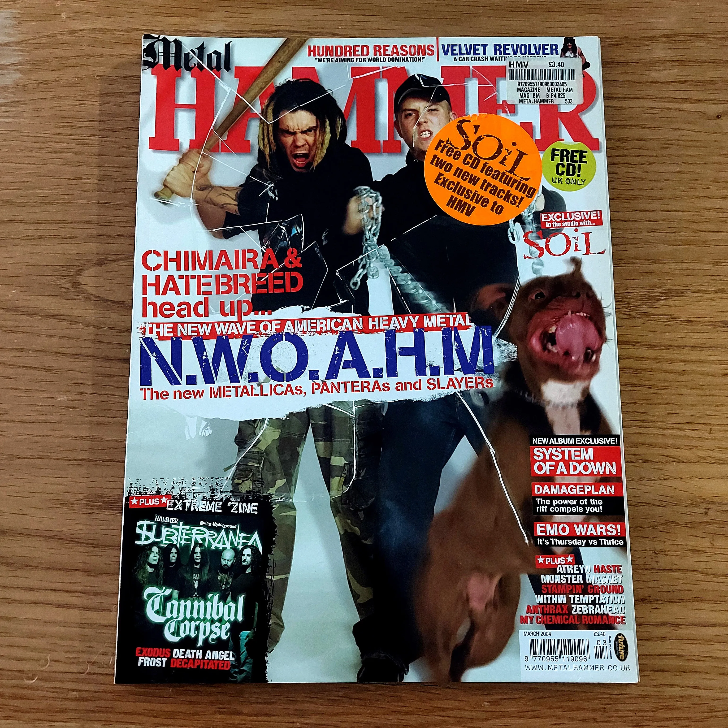 Sale: METAL HAMMER magazine (mostly late 80s/early 90s. Multiple issues, periodically restocked)