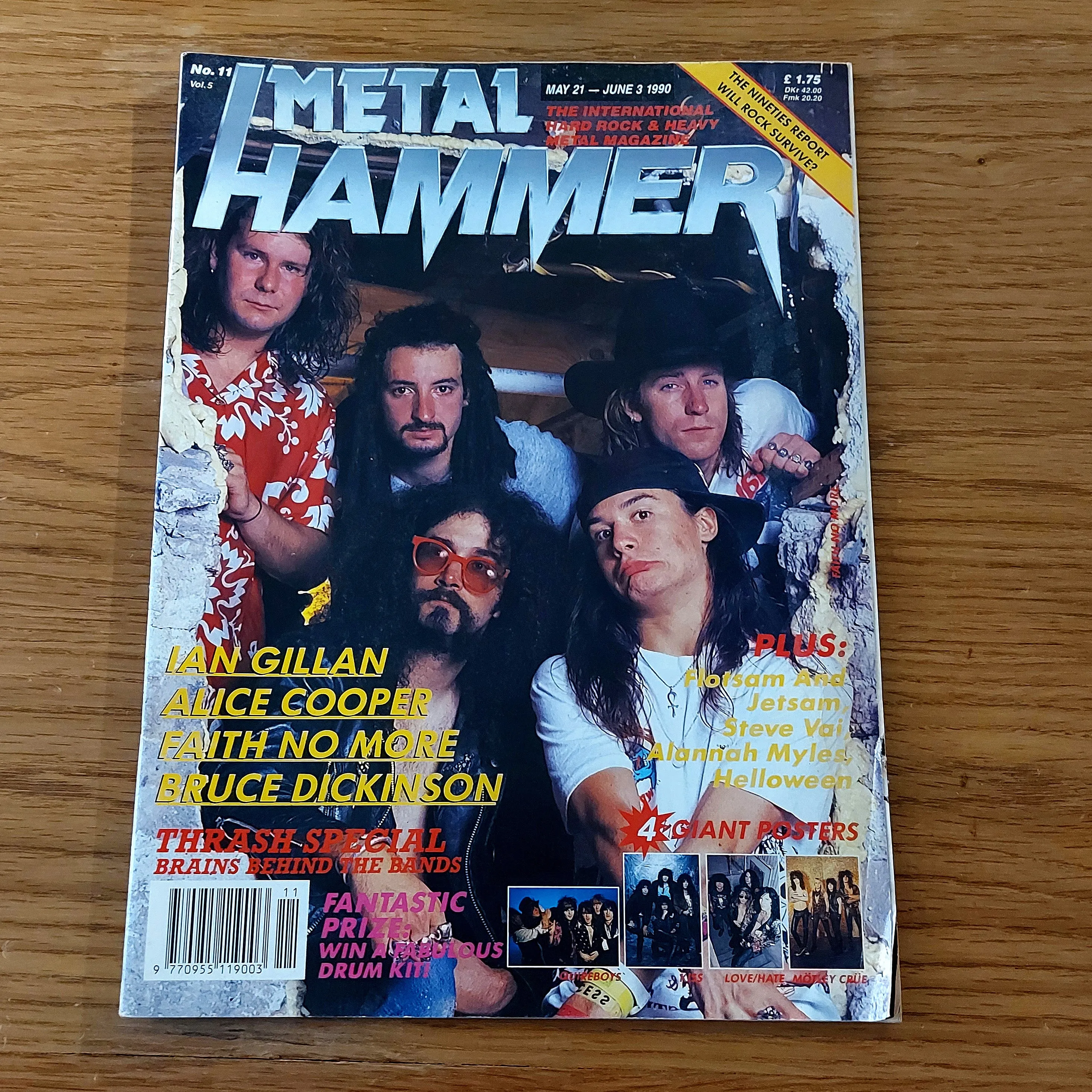 Sale: METAL HAMMER magazine (mostly late 80s/early 90s. Multiple issues, periodically restocked)